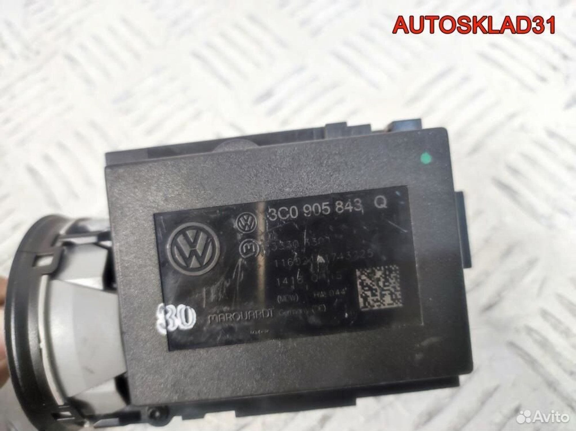 Замок зажигания Volkswagen Passat B6 3C0905843Q, 2100 рублей, Дубовое