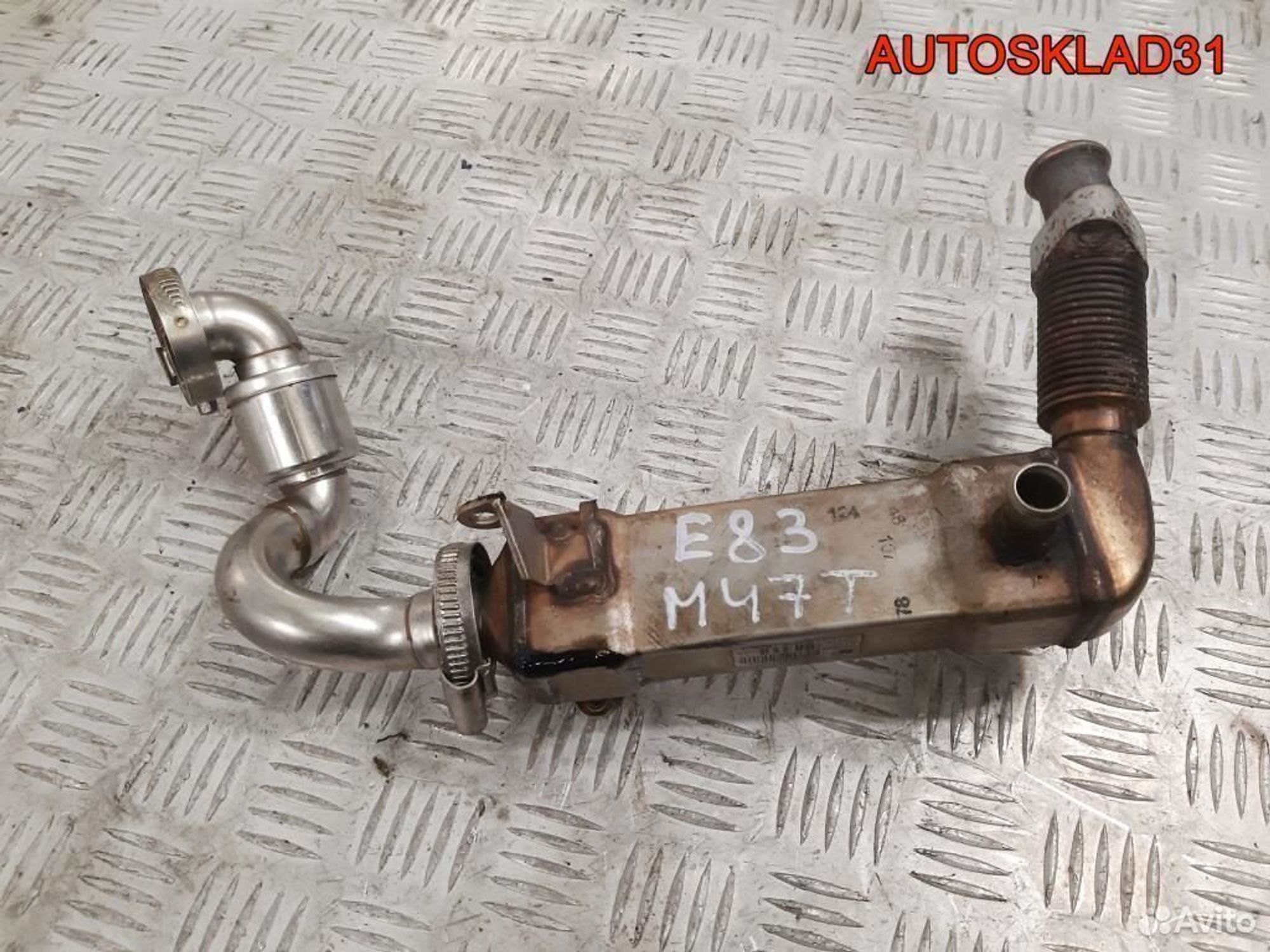 Радиатор системы EGR BMW X3 E83 2.0 M47T 7794245, 2600 рублей, Дубовое