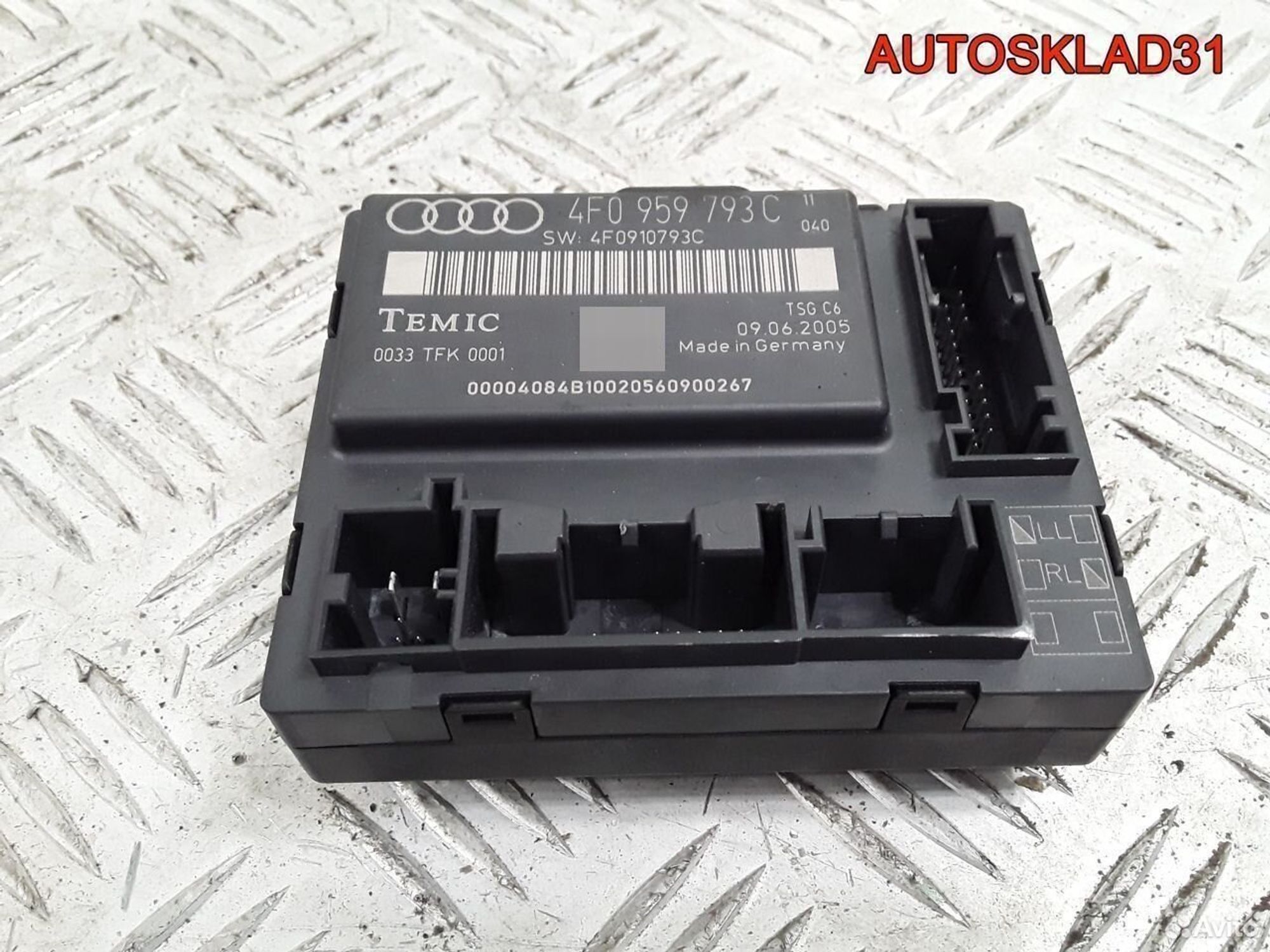 Блок комфорта Audi A6 C6 4F0959793C, 1400 рублей, Дубовое