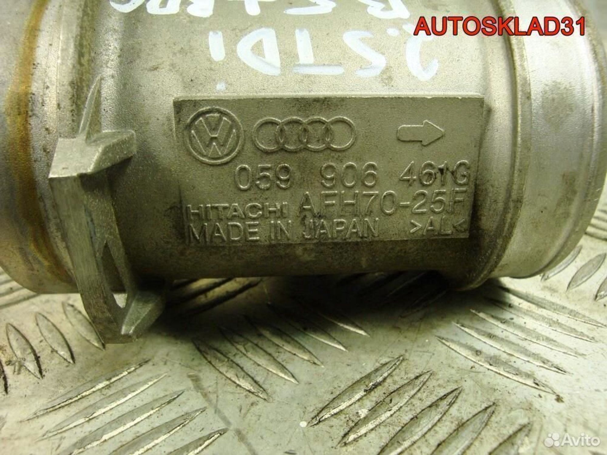 Расходомер воздуха Audi A6 C5 2,5 тди 059906461G, 2900 рублей, Дубовое