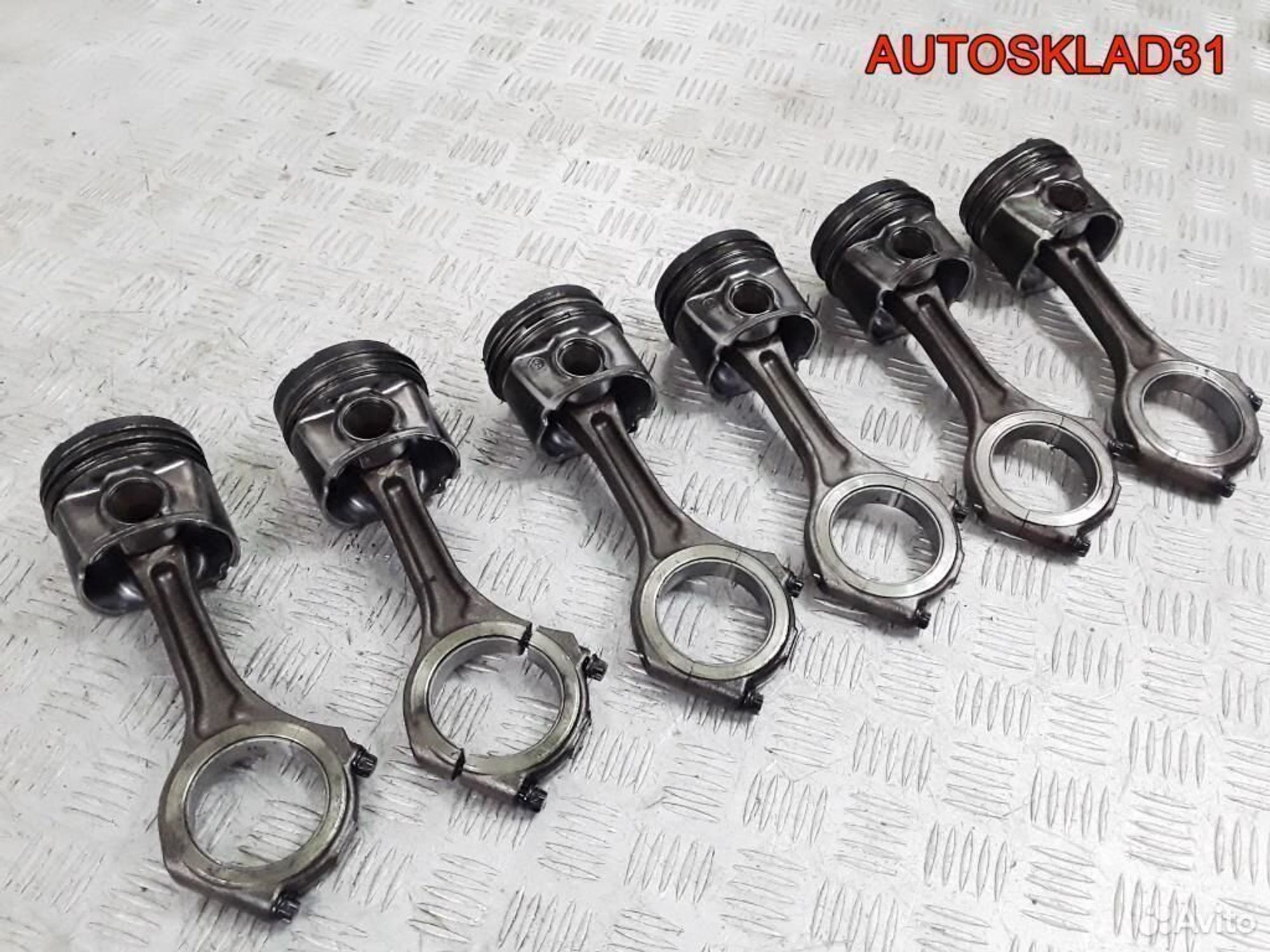 Поршень с шатуном Audi A6 C5 2.5 AYM TDI, 1400 рублей, Дубовое