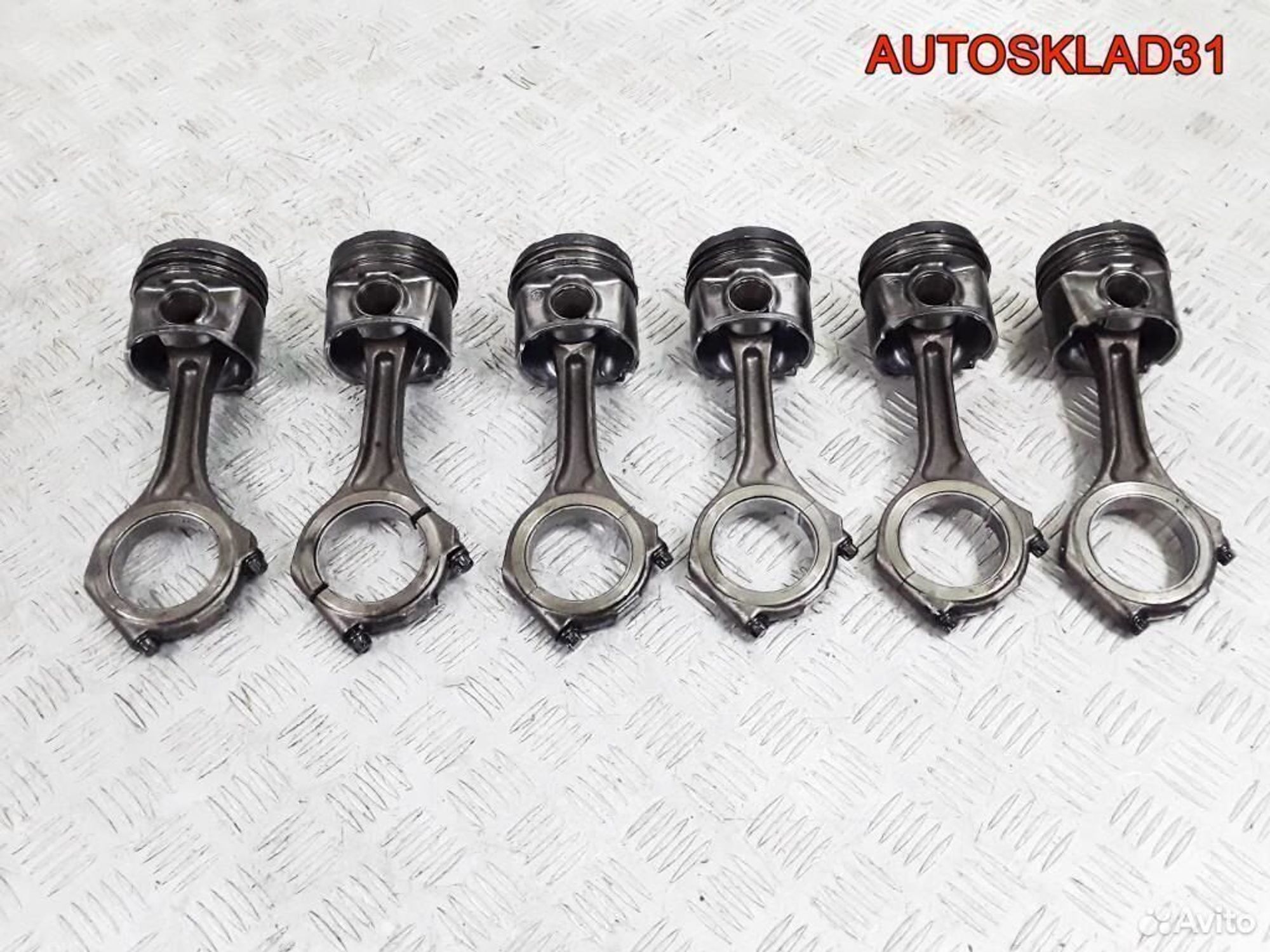 Поршень с шатуном Audi A6 C5 2.5 AYM TDI, 1400 рублей, Дубовое