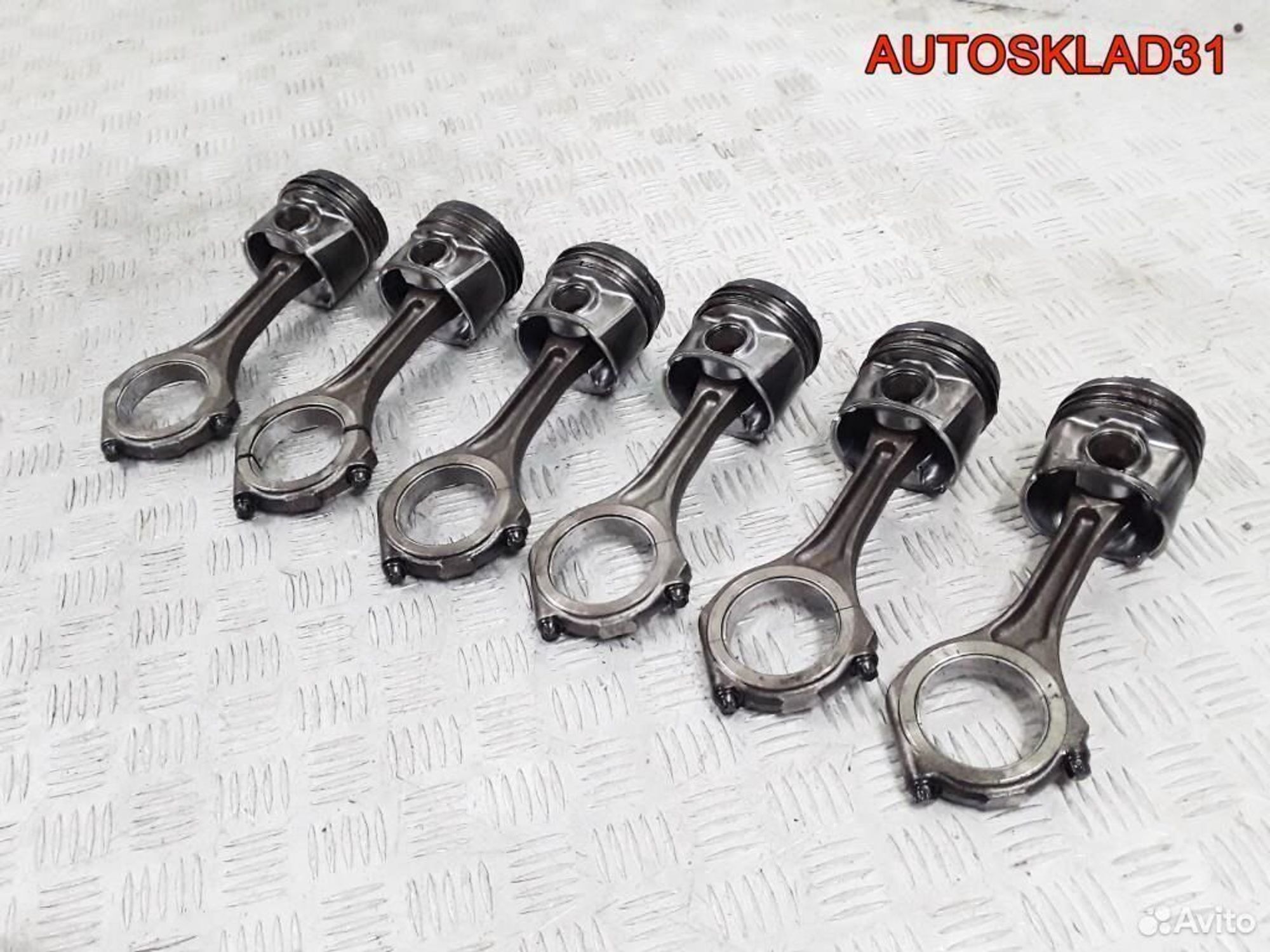 Поршень с шатуном Audi A6 C5 2.5 AYM TDI, 1400 рублей, Дубовое