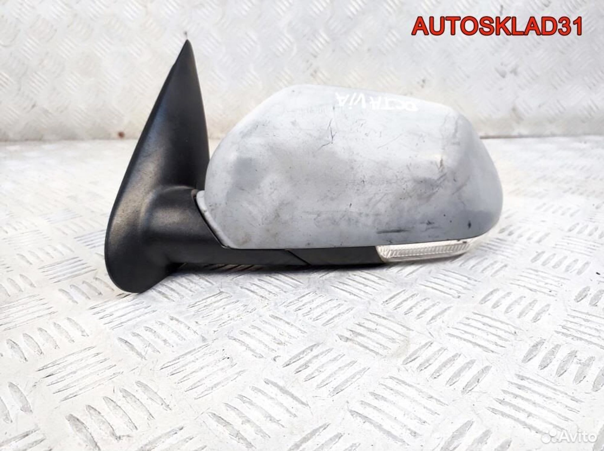 Зеркало левое 7 контактов Skoda Octavia A5 1Z1857507F, 5400 рублей, Дубовое