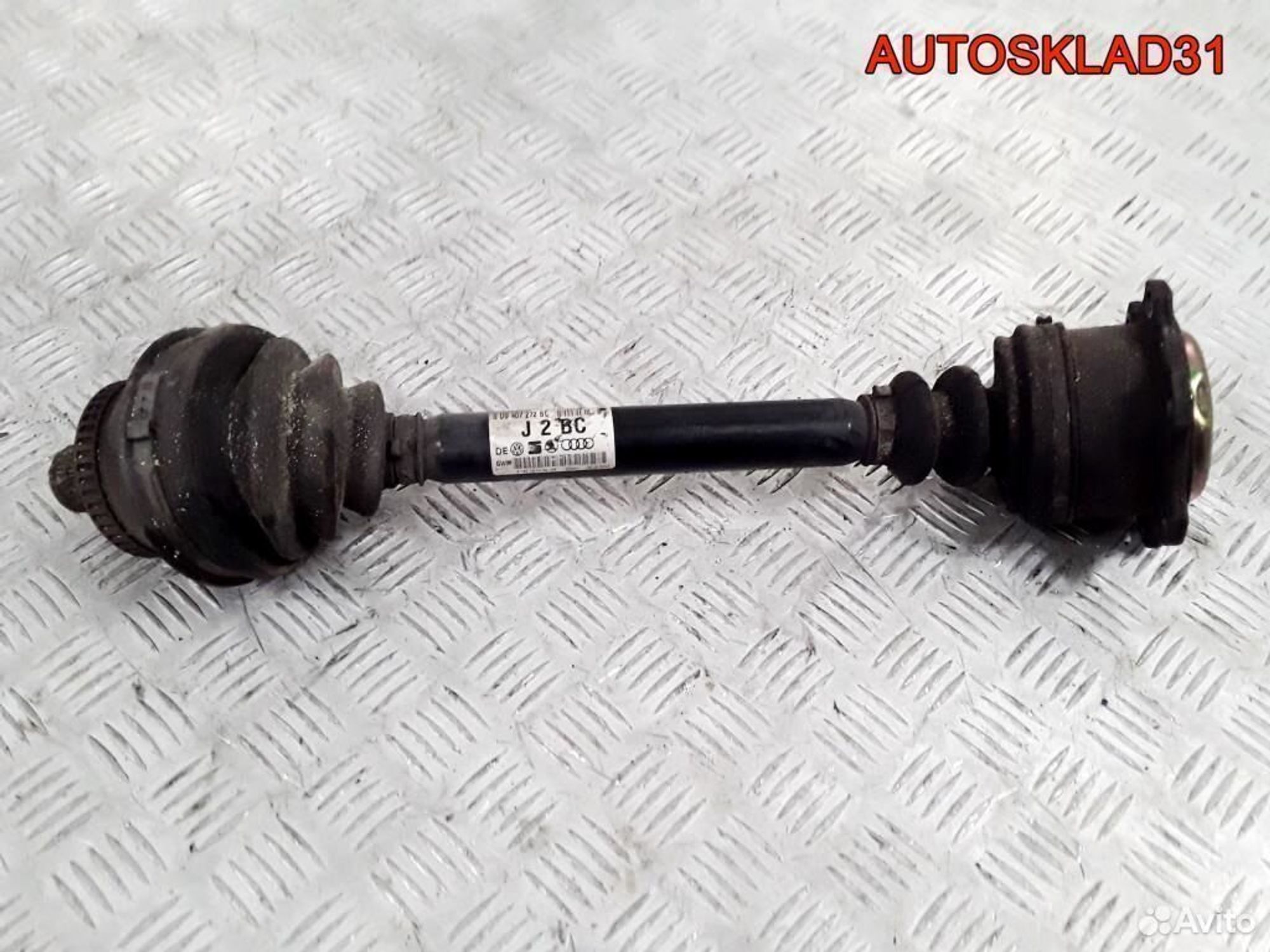 Полуось передняя правая Audi A4 B5 8D0407272BC, 3600 рублей, Дубовое