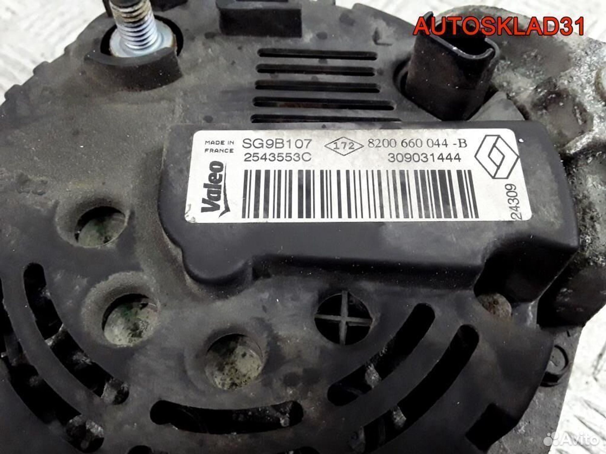 Генератор Renault Logan 2 1.2 D4F B732 8200660044, 7200 рублей, Дубовое