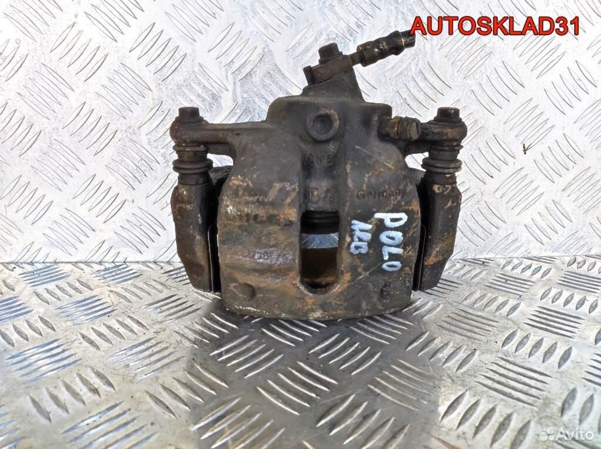 Суппорт тормозной передний левый VW Polo HB, 3200 рублей, Дубовое