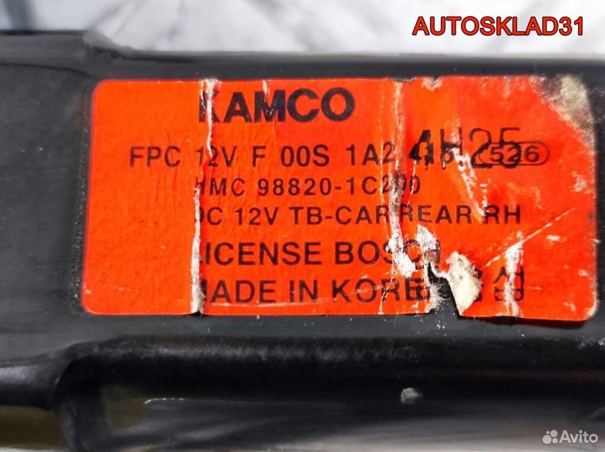 Стеклоподъемник электр. задний правый Kia Picanto, 1300 рублей, Дубовое