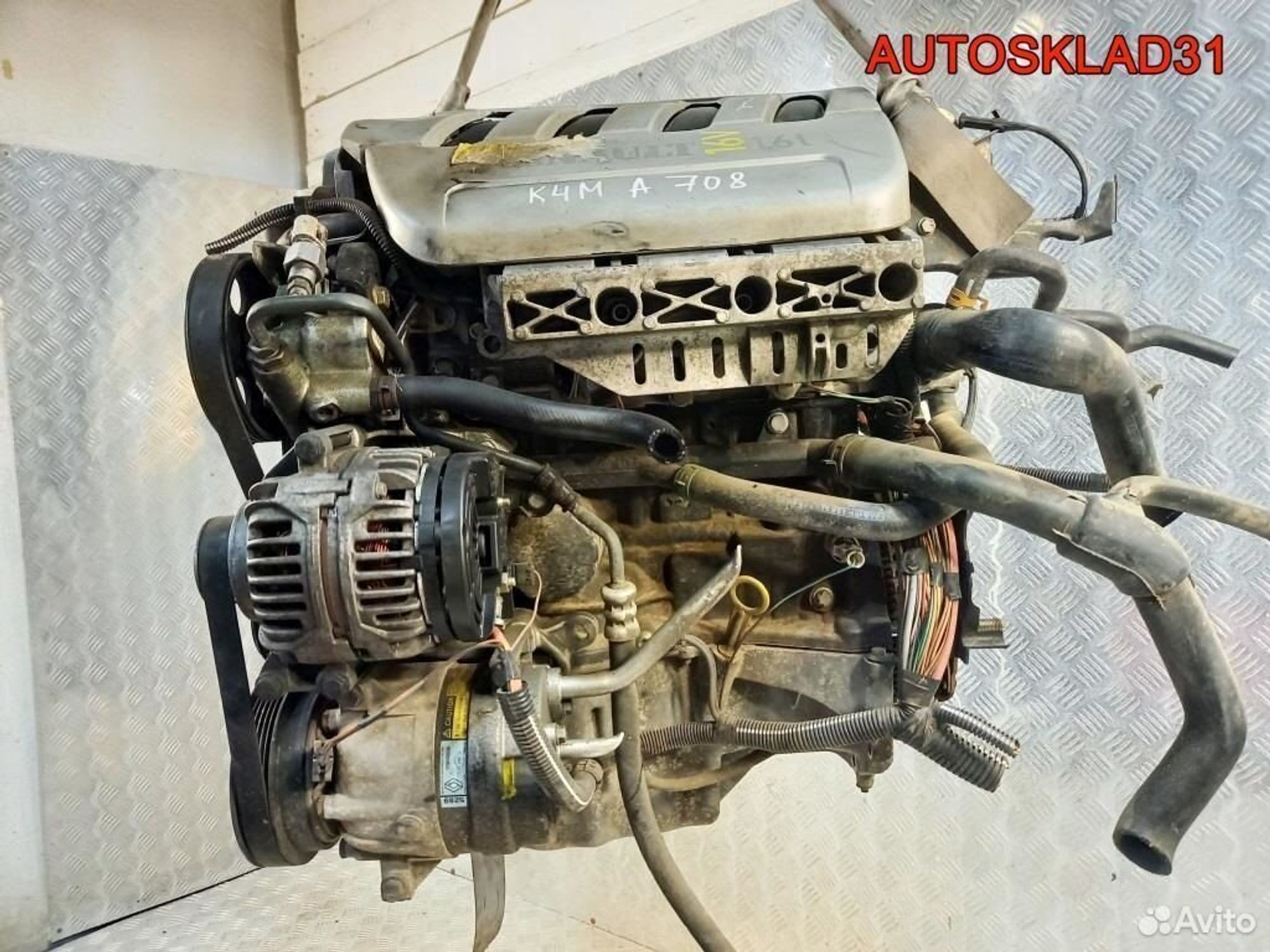 Двигатель K4M 708 Renault Scenic 1,6 Бензин Цена за СТОЛБИК, 70000 рублей, Дубовое