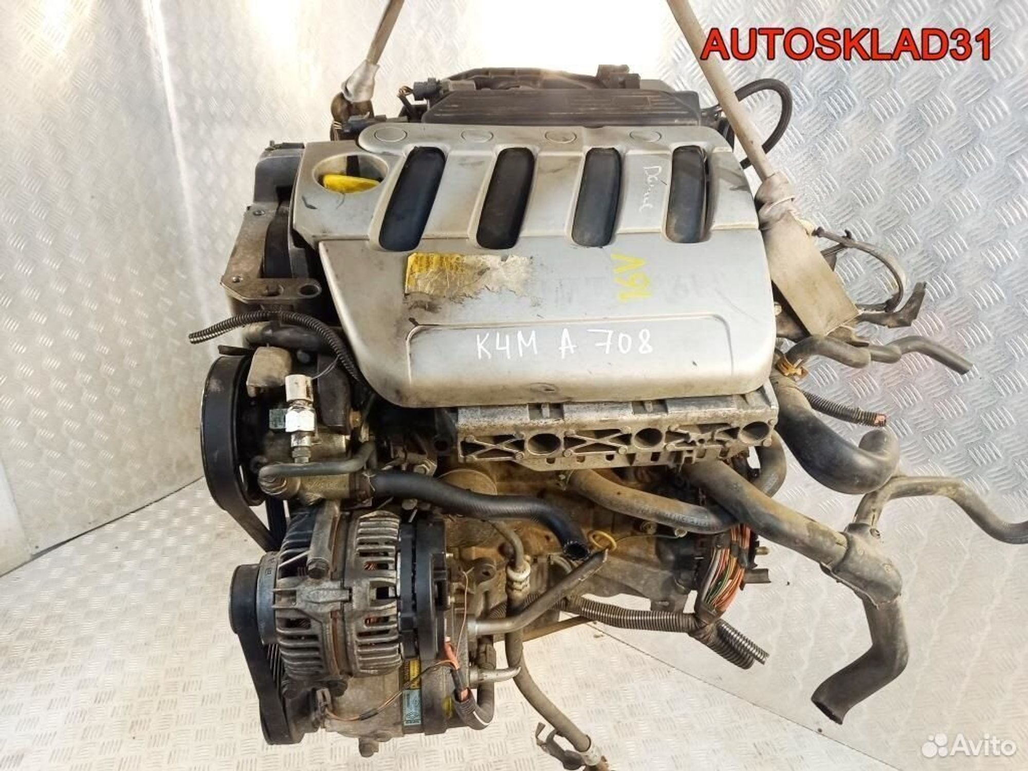 Двигатель K4M 708 Renault Scenic 1,6 Бензин Цена за СТОЛБИК, 70000 рублей, Дубовое