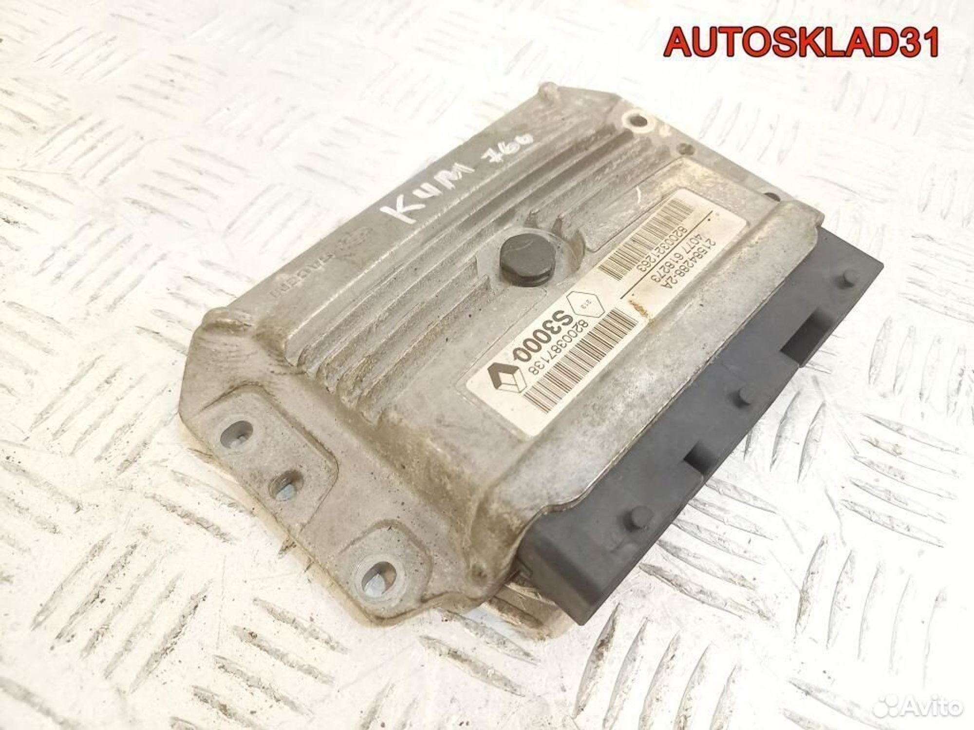 Эбу Renault Megane 2 1.6 K4M 760 8200387138 Бензин, 4500 рублей, Дубовое