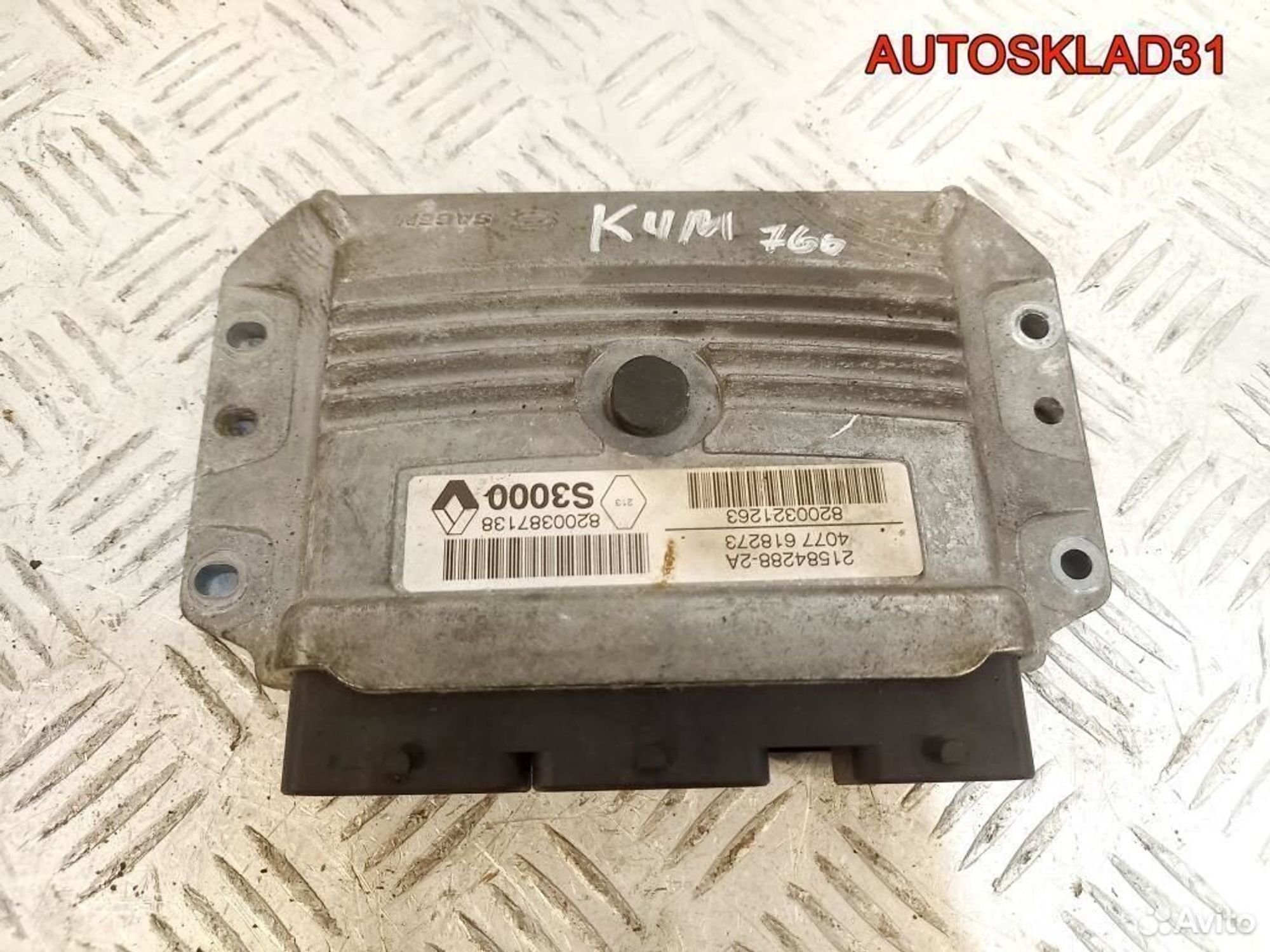 Эбу Renault Megane 2 1.6 K4M 760 8200387138 Бензин, 4500 рублей, Дубовое