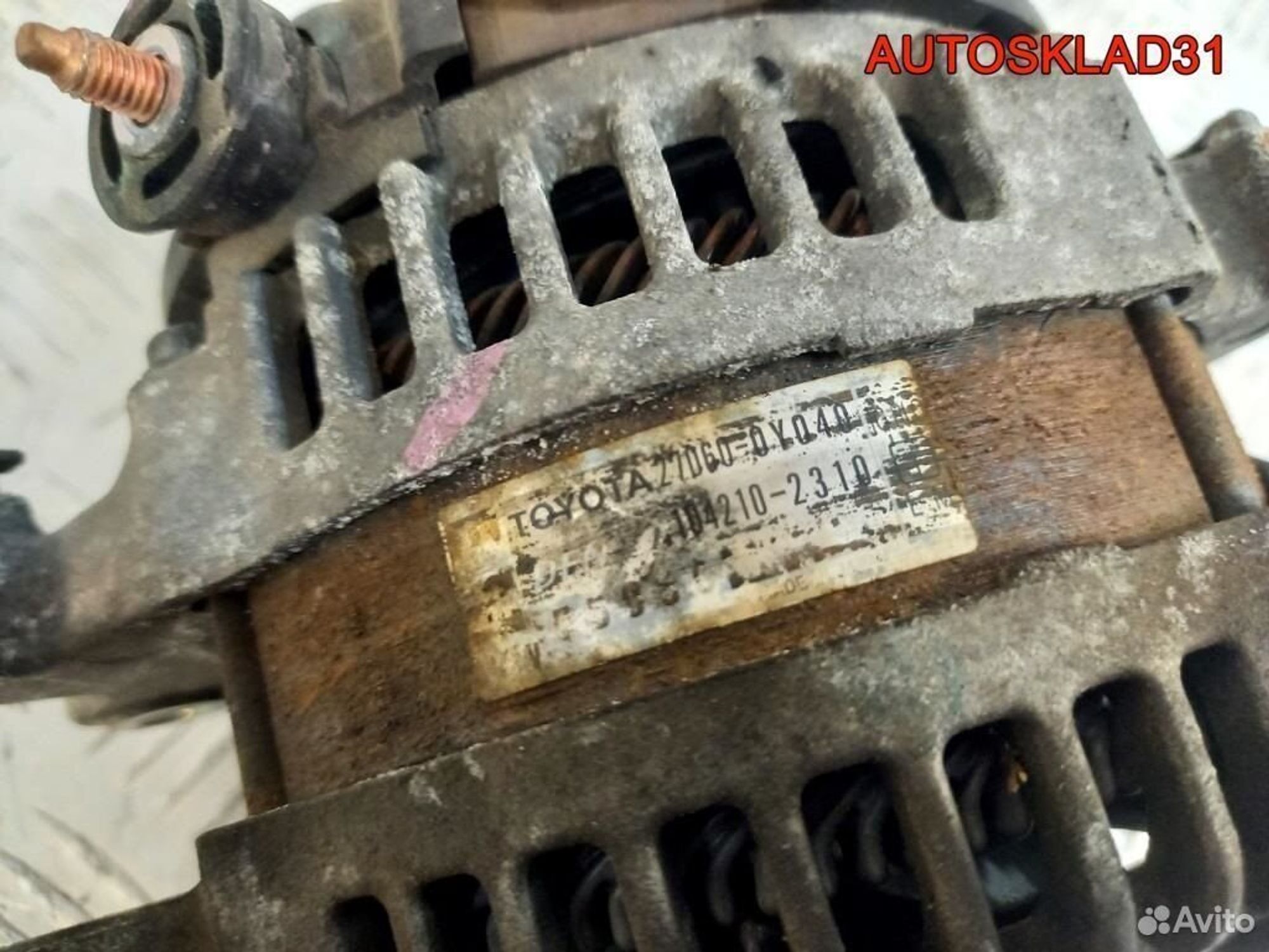 Генератор Toyota Yaris 1.3 1NR 270600Y040, 8100 рублей, Дубовое