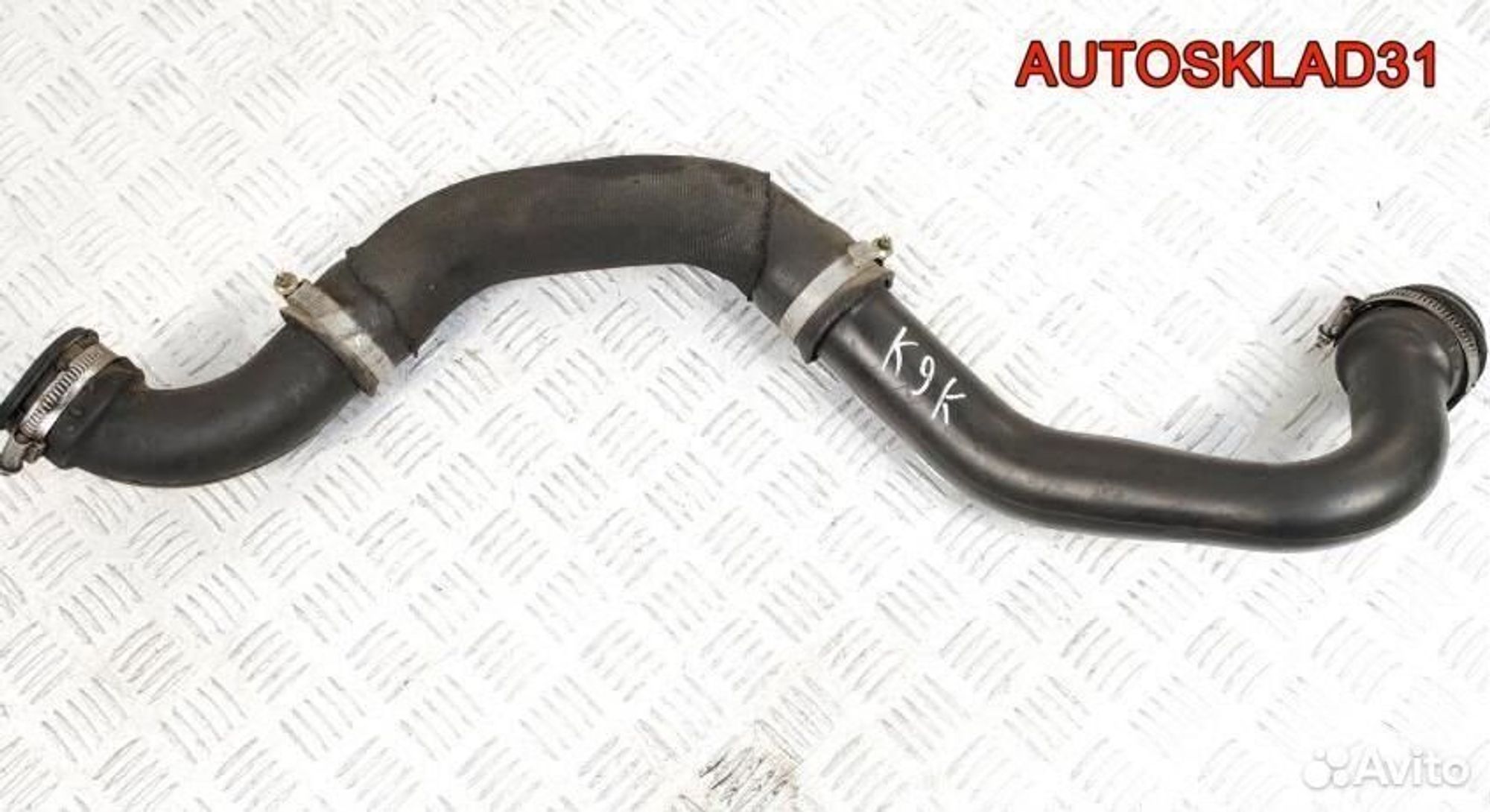 Патрубок интеркулера Renault Kangoo K9K 8200164148, 3200 рублей, Дубовое