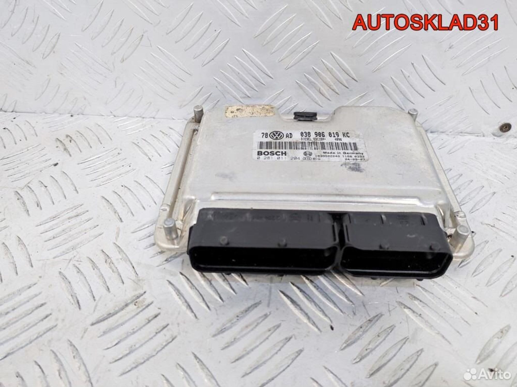 Эбу Volkswagen Passat B5+ 1.9 AVB 038906019KC, 2900 рублей, Дубовое