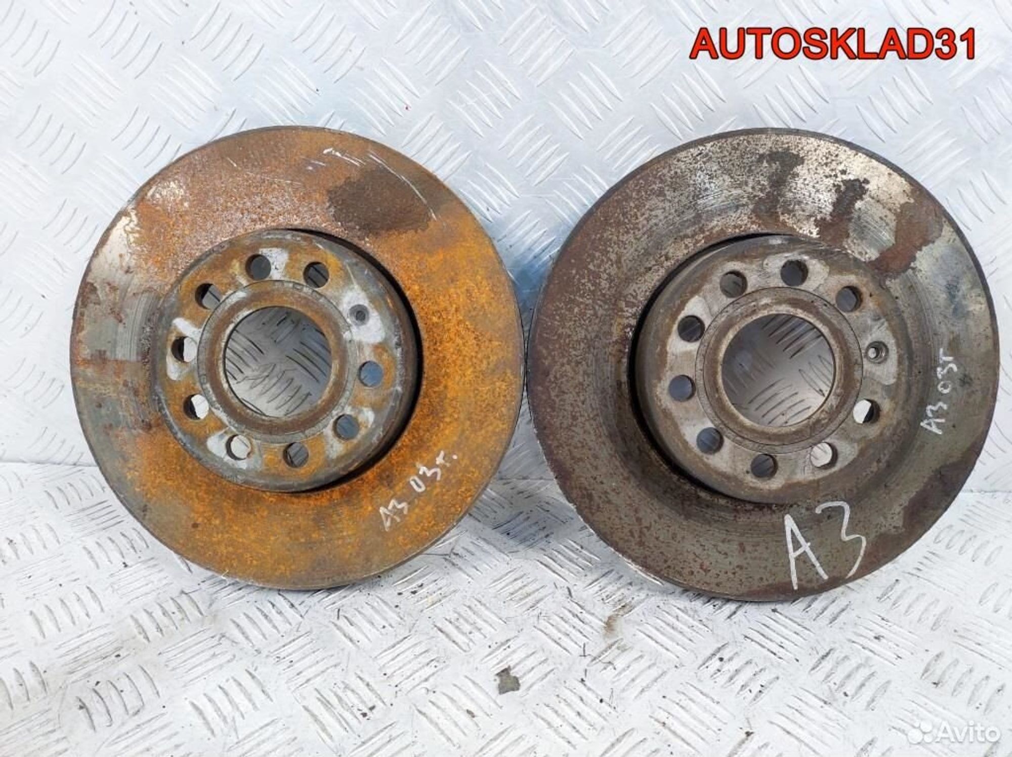 Диск тормозной передний комплект Audi A3 8P1, 2500 рублей, Дубовое