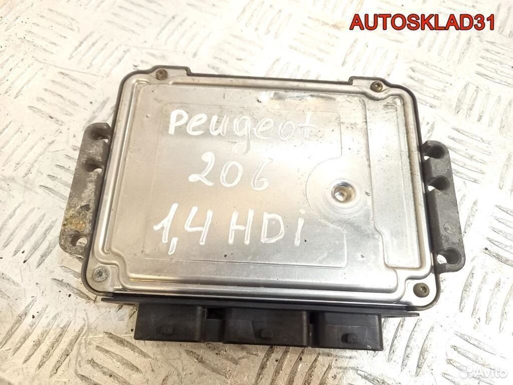 Блок эбу Peugeot 206 1998-2012 1.4 HDI 9647785780, 5200 рублей, Дубовое