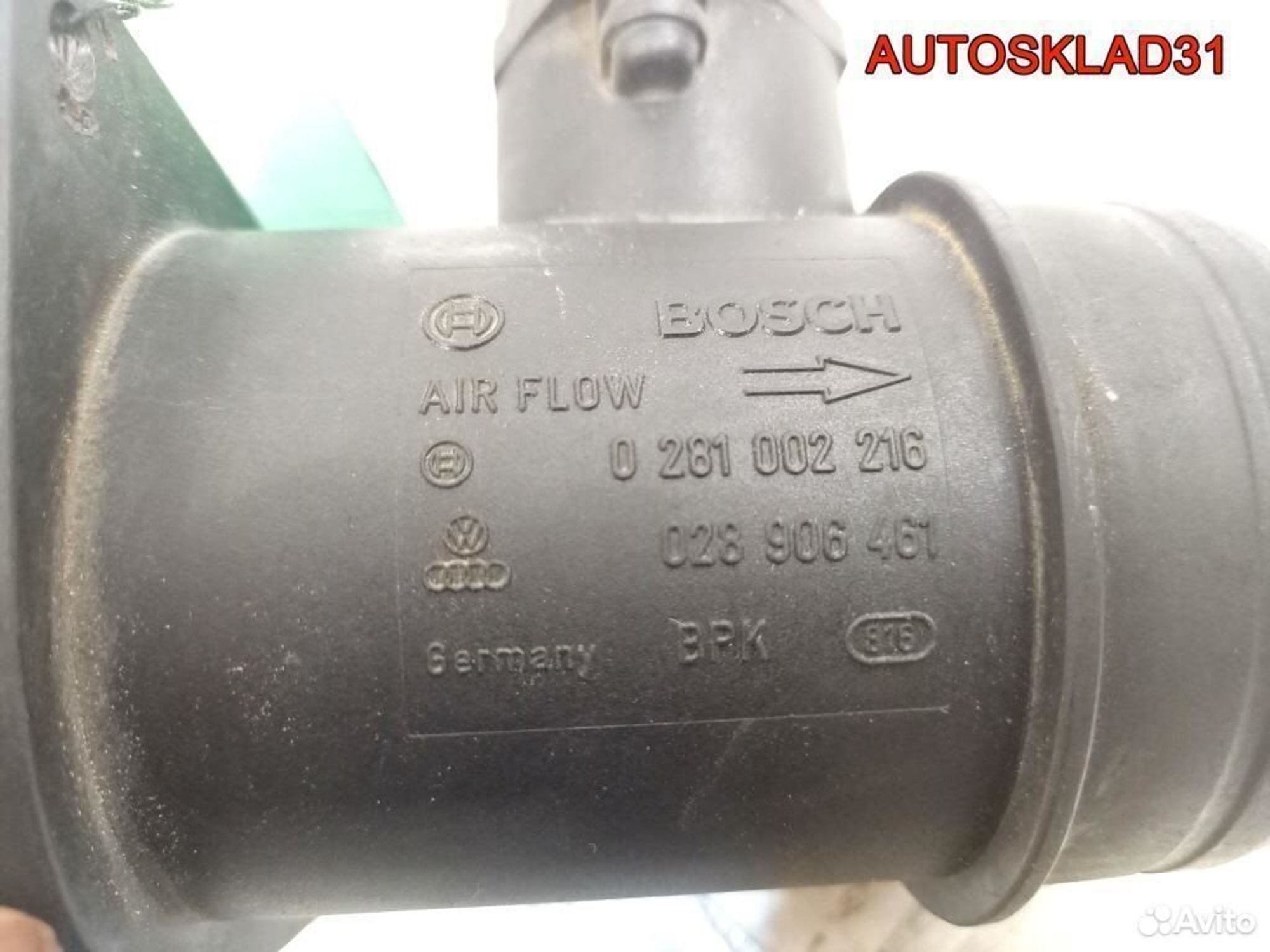Расходомер воздуха VW Passat B5 0281002216 Дизель, 2900 рублей, Дубовое