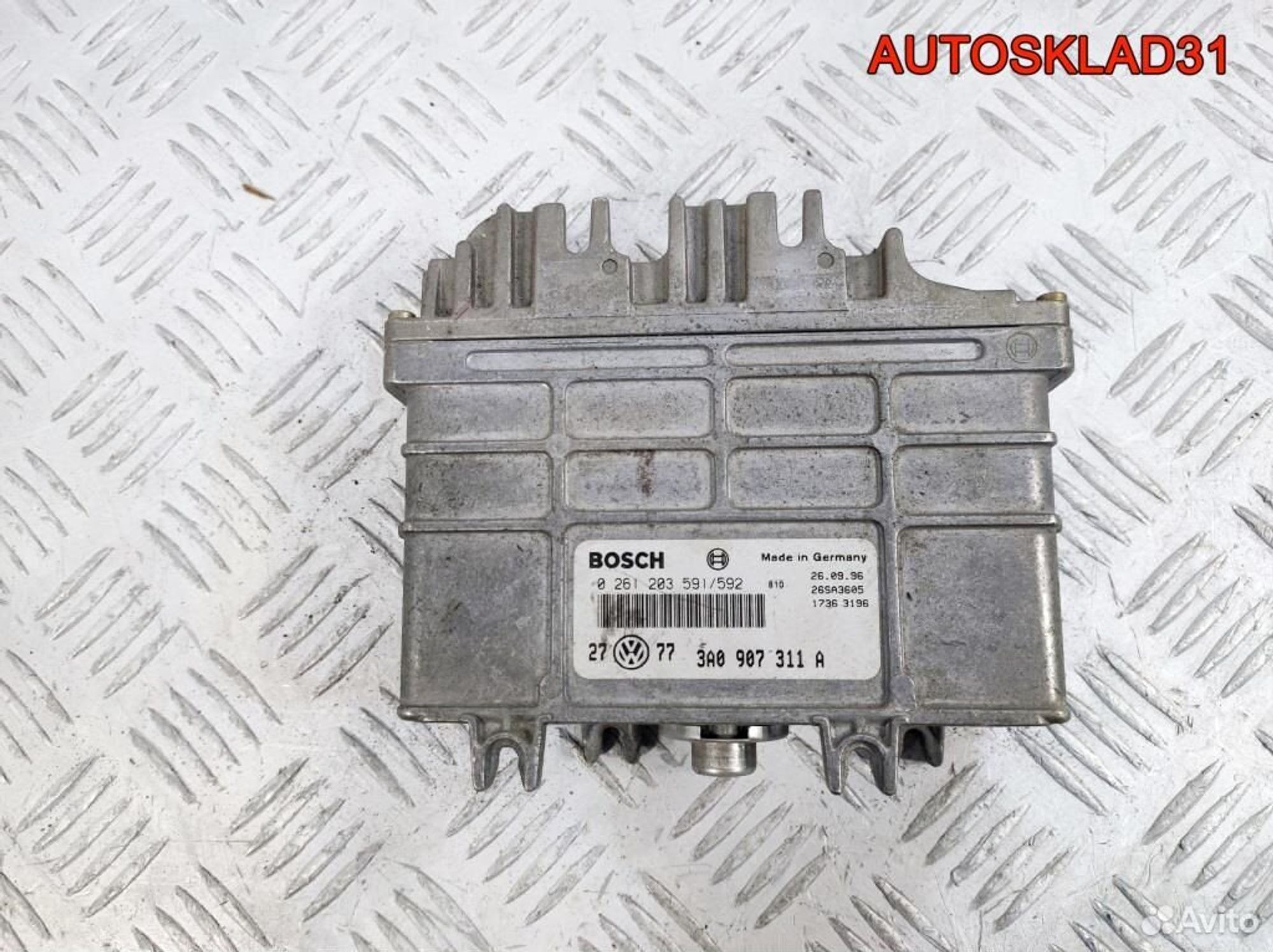 Блок эбу Vоlkswagеn Golf 3 1.8 3A0907311A Бензин, 1000 рублей, Дубовое