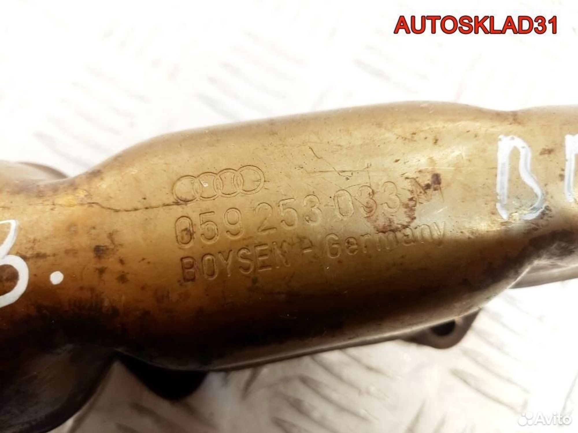 Коллектор выпускной левый Audi A4 B6 059253033M, 500 рублей, Дубовое