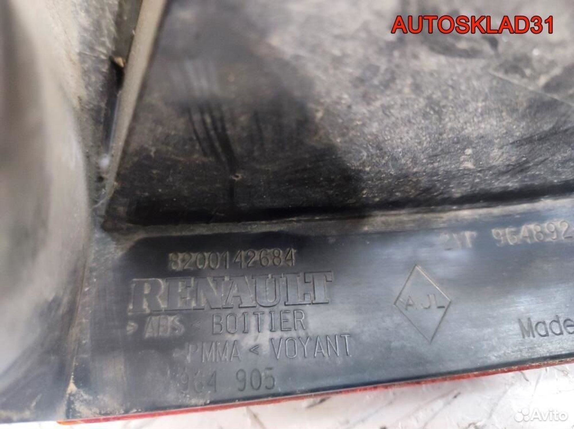 Фонарь задний левый Renault Megane 2 8200142684, 2100 рублей, Дубовое