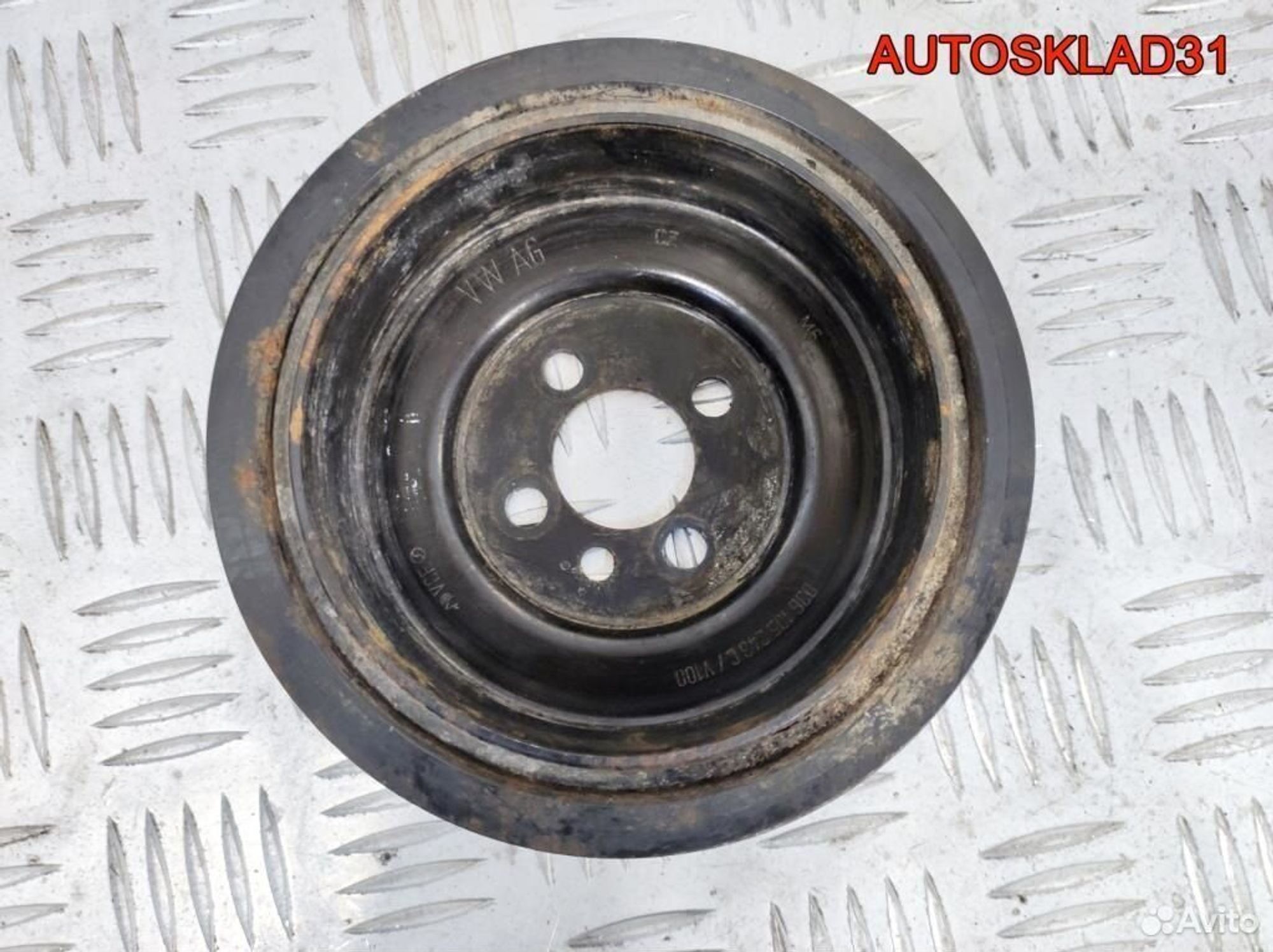 Шкив коленвала VW Passat B6 1.9 BXE 03G105243C, 1100 рублей, Дубовое