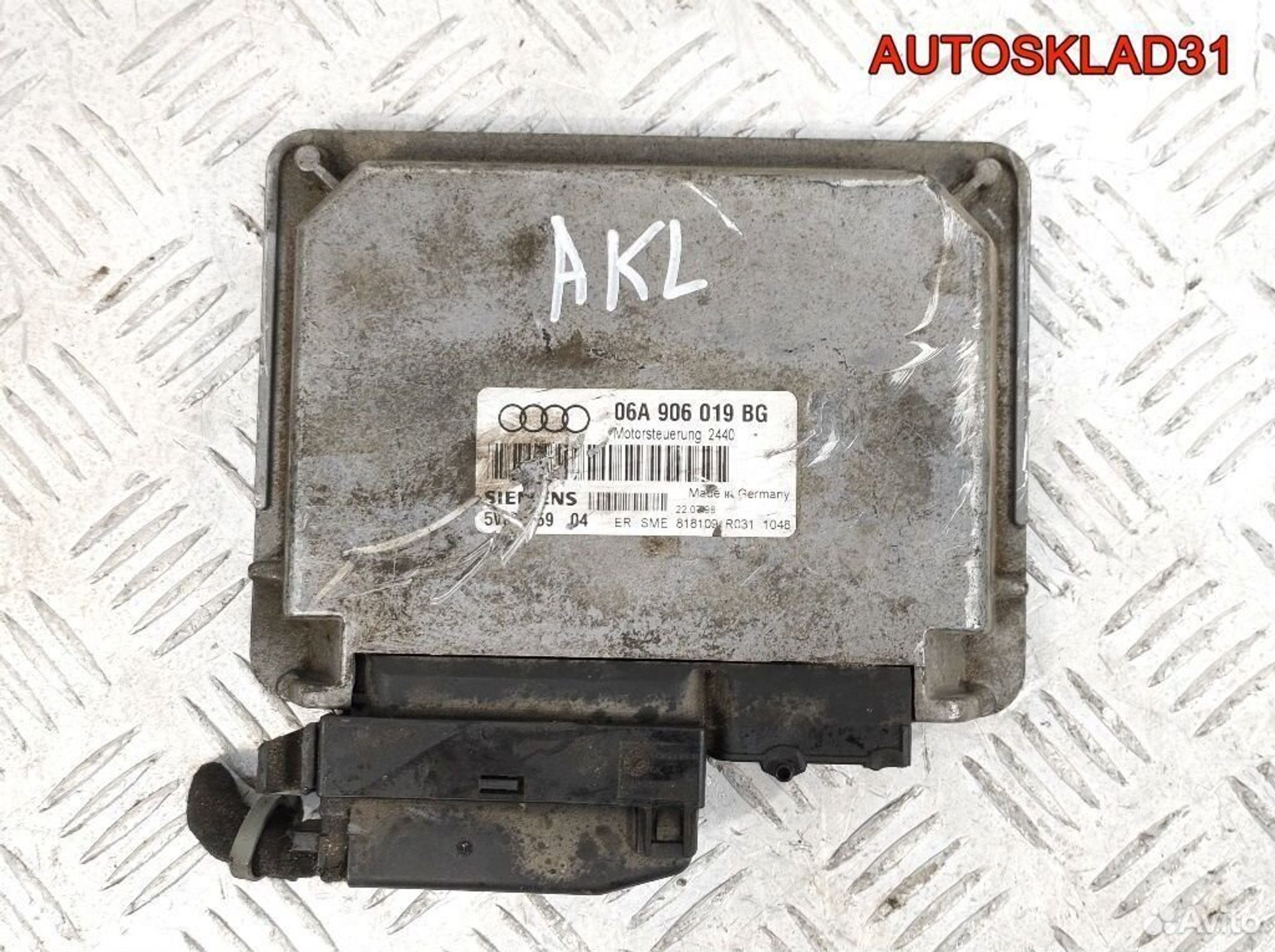 Блок эбу Audi A3 8L 1.6 AKL 06A906019BG, 5700 рублей, Дубовое