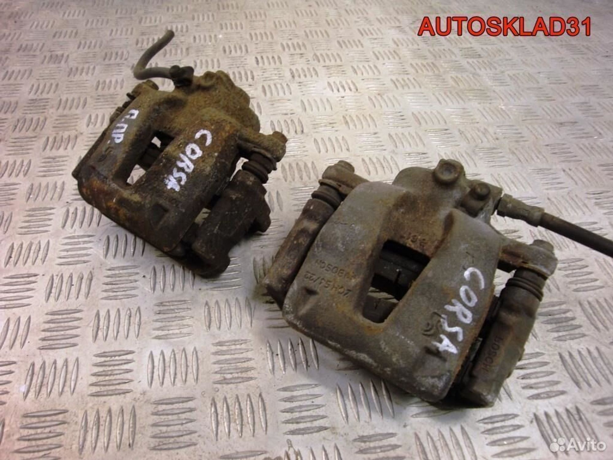 Суппорт тормозной передний Opel Corsa D 93191695, 2100 рублей, Дубовое