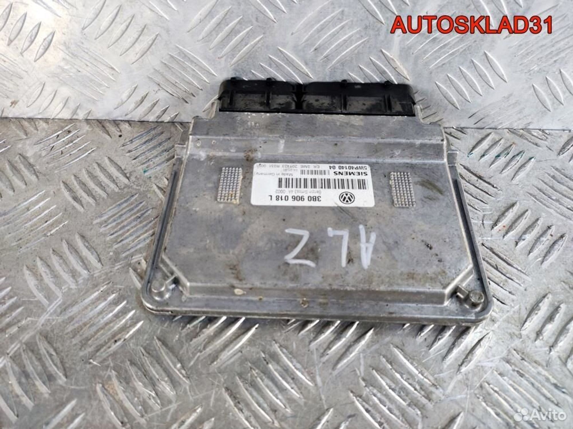 Блок эбу Audi A4 B6 1.6 ALZ 3B0906018L Бензин, 4100 рублей, Дубовое