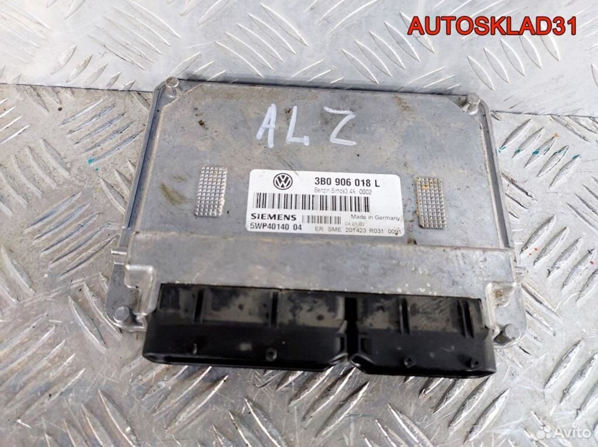 Блок эбу Audi A4 B6 1.6 ALZ 3B0906018L Бензин, 4100 рублей, Дубовое