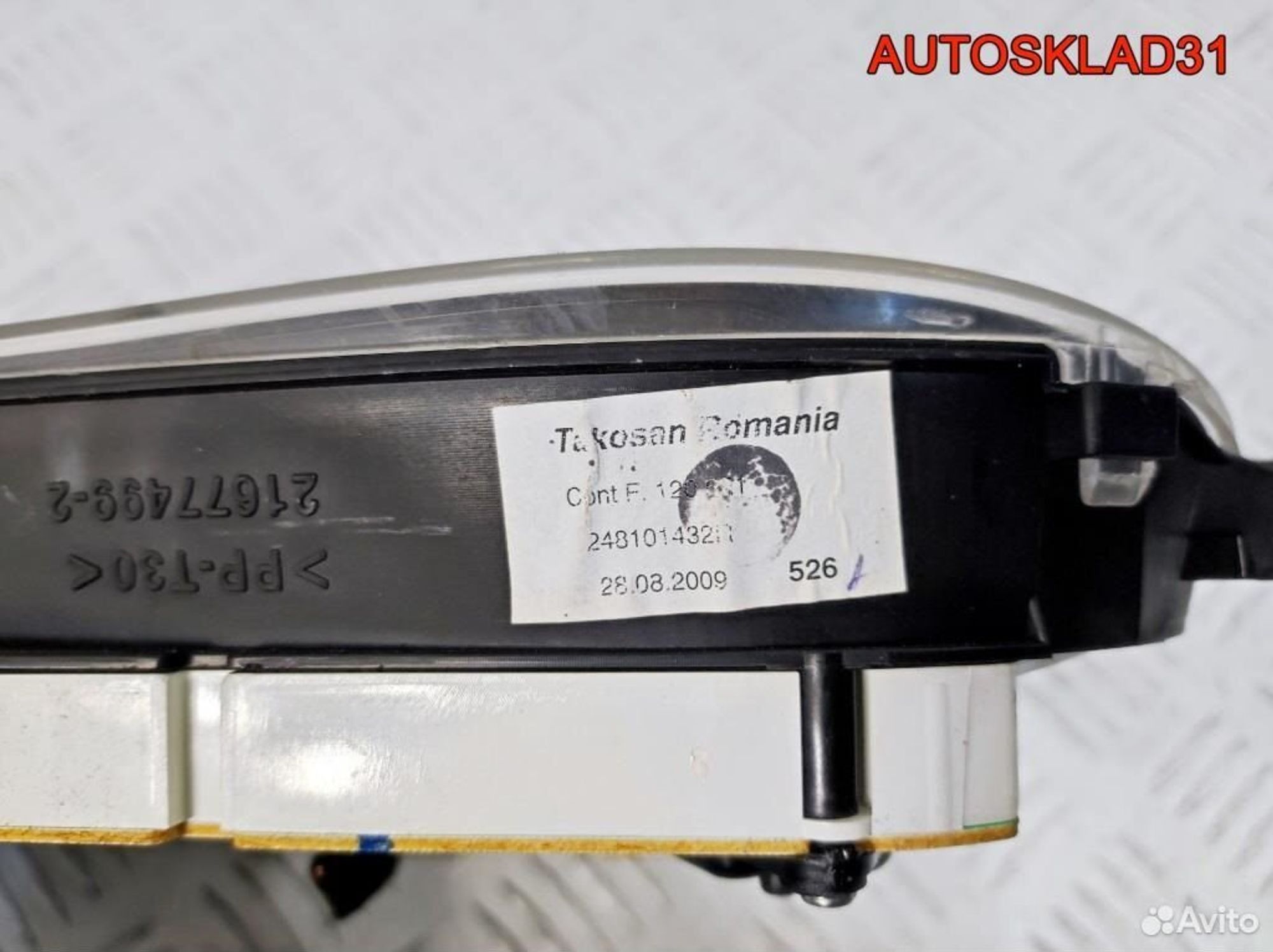 Панель приборов Renault Sandero 216774992 Бензин, 2600 рублей, Дубовое