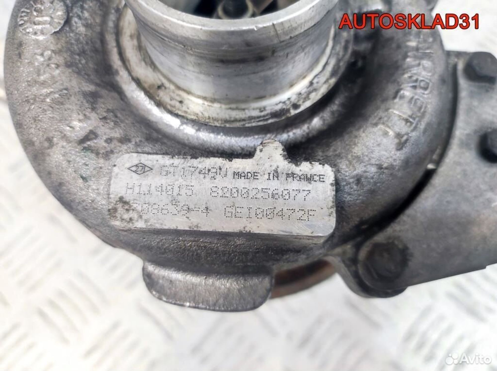 Турбина Volvo V40 1.9 F9Q 8200256077, 13500 рублей, Дубовое