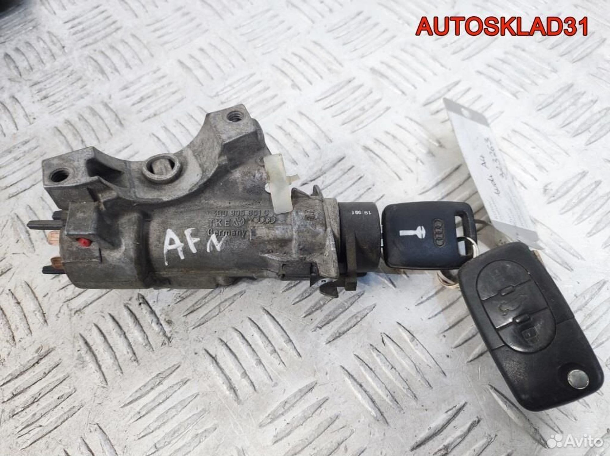 Замок зажигания Audi A6 C5 4B0905851C, 2900 рублей, Дубовое