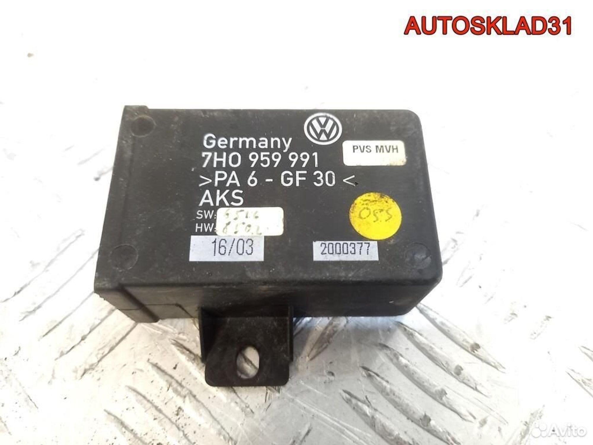 Блок электронный VW Transporter T5 7H0959991, 3600 рублей, Дубовое
