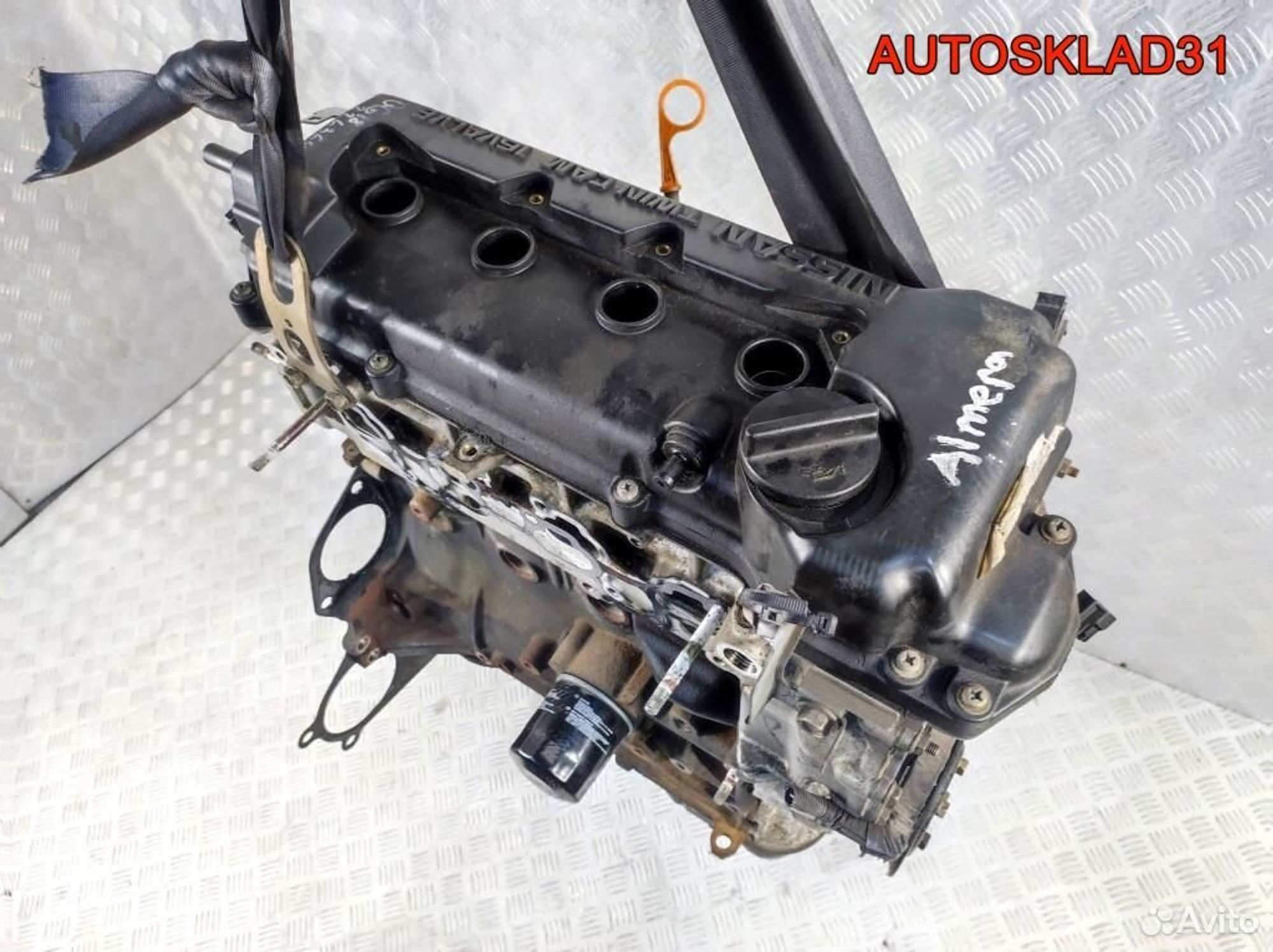 Двигатель QG18 Nissan Almera N16 1.8 Бензин, 63000 рублей, Дубовое