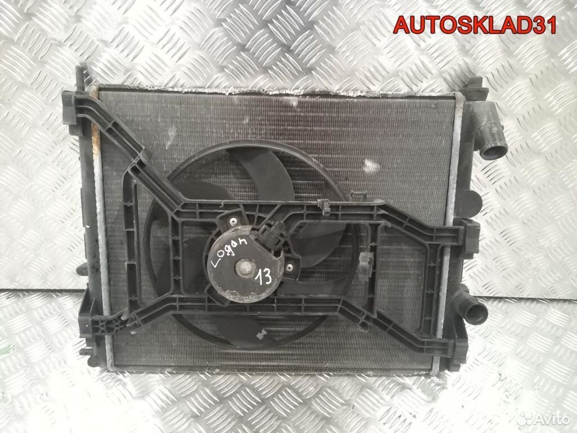 Радиатор основной Renault Logan 7700428082 Бензин, 4600 рублей, Дубовое