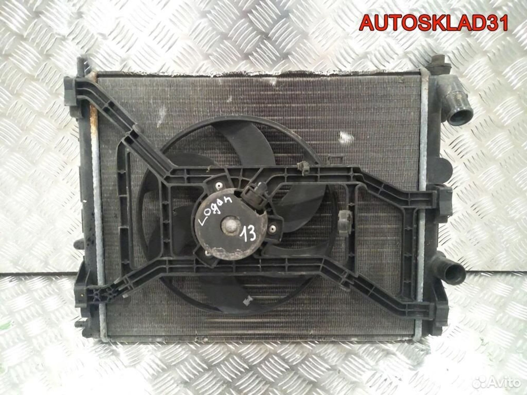 Радиатор основной Renault Logan 7700428082 Бензин, 4600 рублей, Дубовое