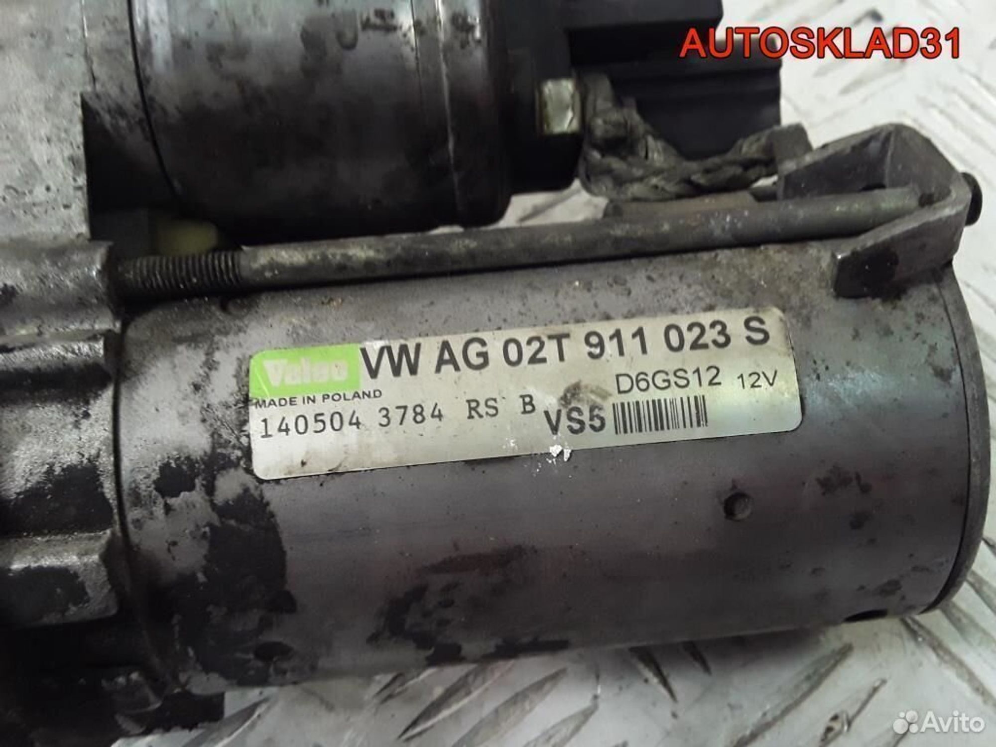 Стартер Volkswagen Golf Plus 1.6 BLP 02T911023S, 4100 рублей, Дубовое