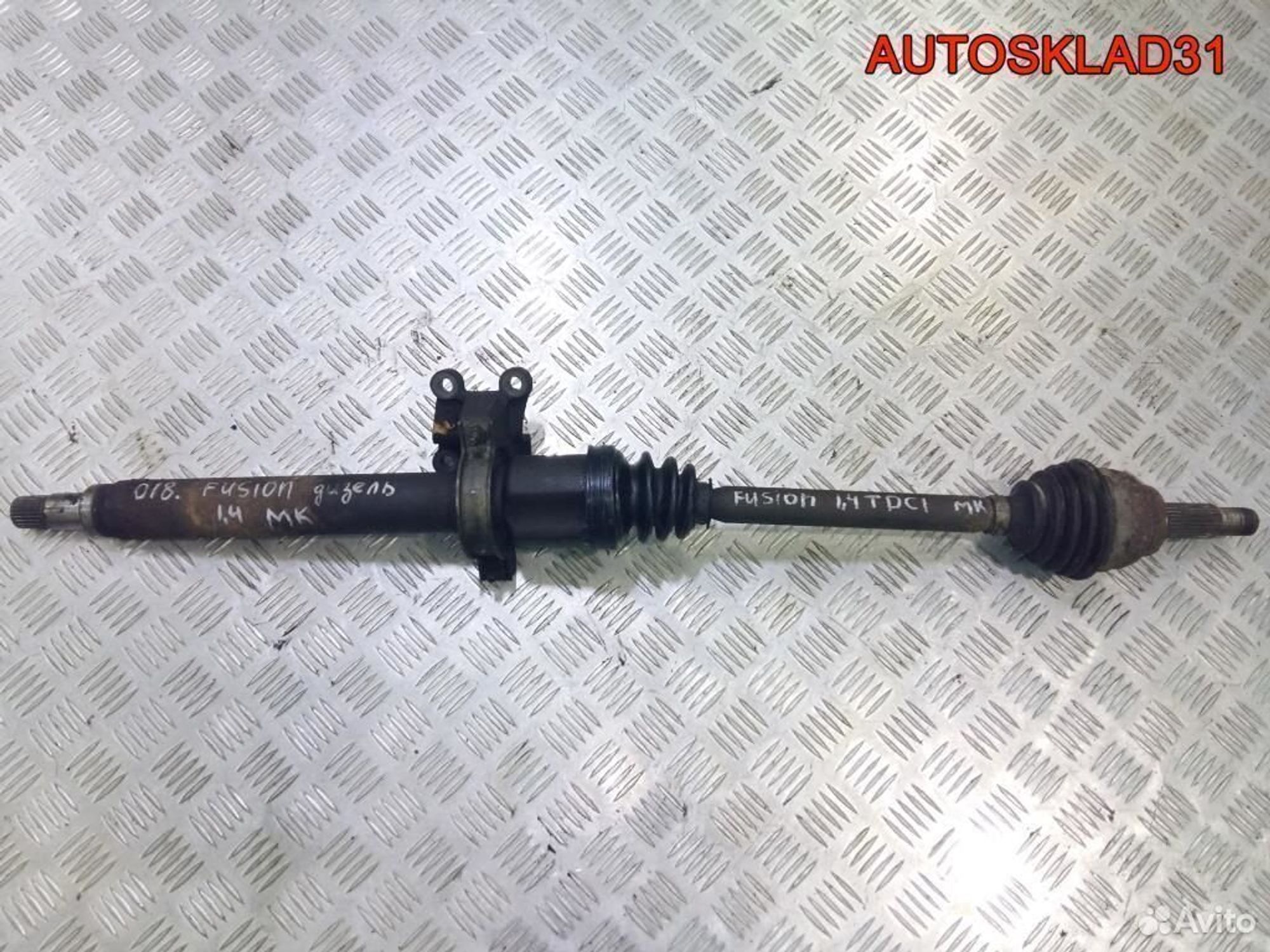 Привод передний правый Ford Fusion 1.4 tdci МКПП, 6500 рублей, Дубовое