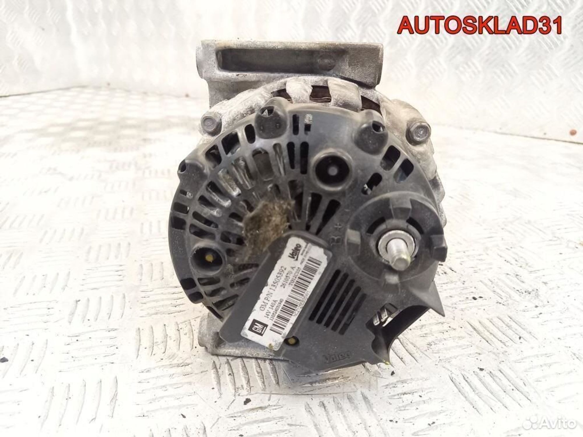 Генератор 140A Opel Corsa D 1,3 A13DTC 13505392, 7700 рублей, Дубовое