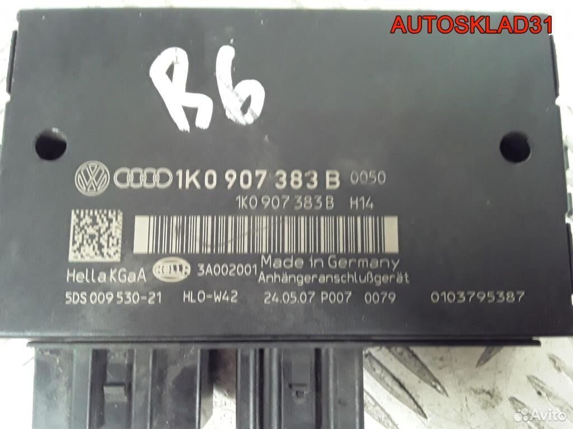 Блок электронный фаркопа VW Passat B6 1K0907383B, 3200 рублей, Дубовое