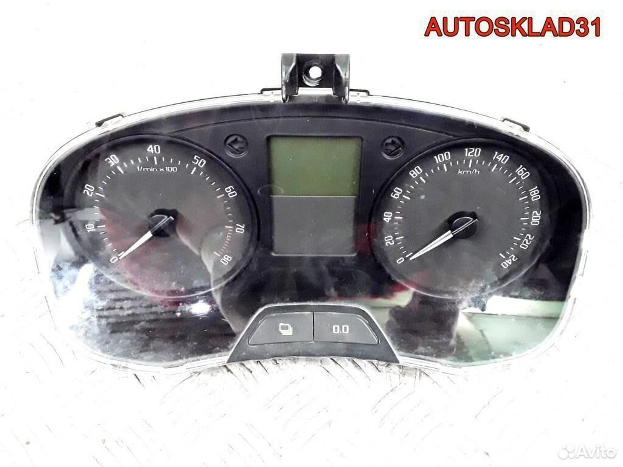 Панель приборов Skoda Fabia 1,4 бензин 5J0920800H, 4100 рублей, Дубовое