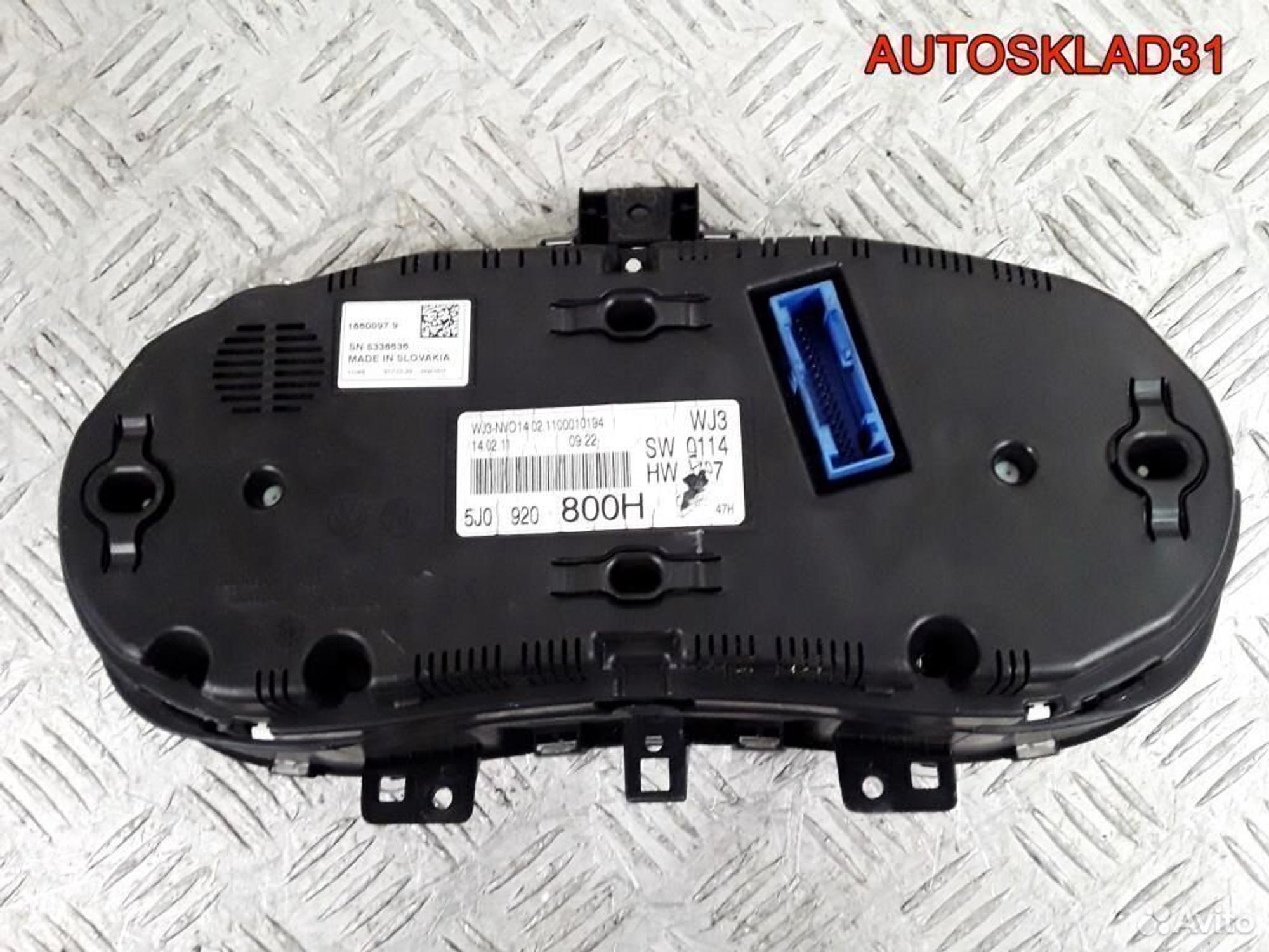 Панель приборов Skoda Fabia 1,4 бензин 5J0920800H, 4100 рублей, Дубовое