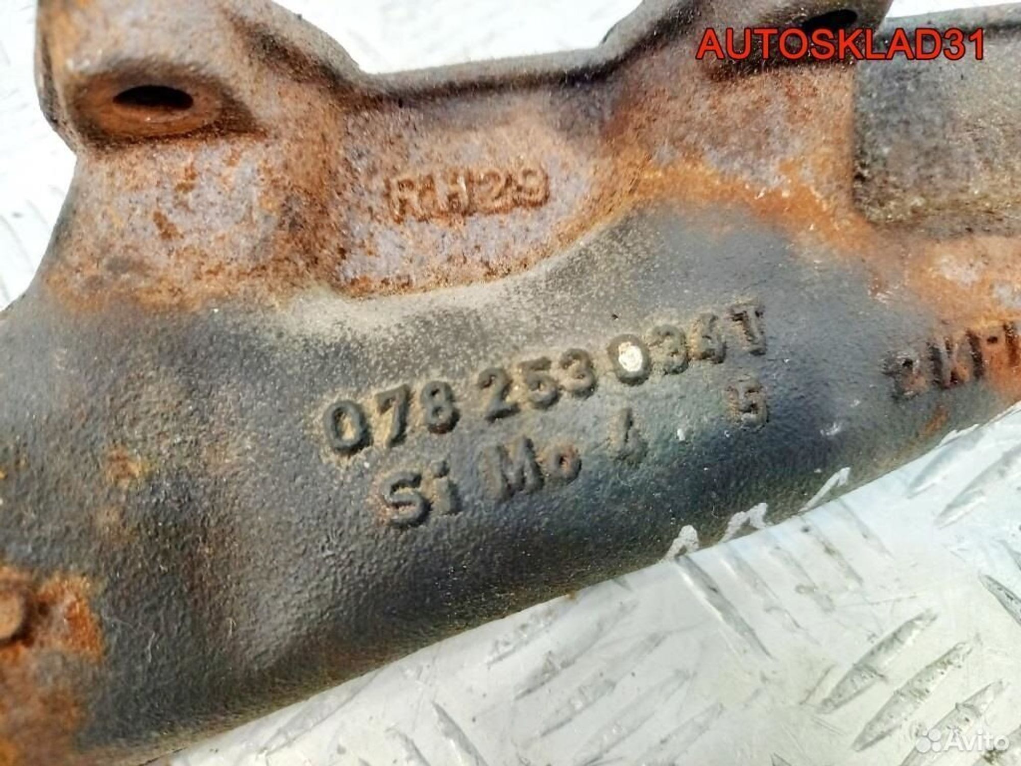 Коллектор выпускной правый Audi A4 B5 078253034T, 500 рублей, Дубовое