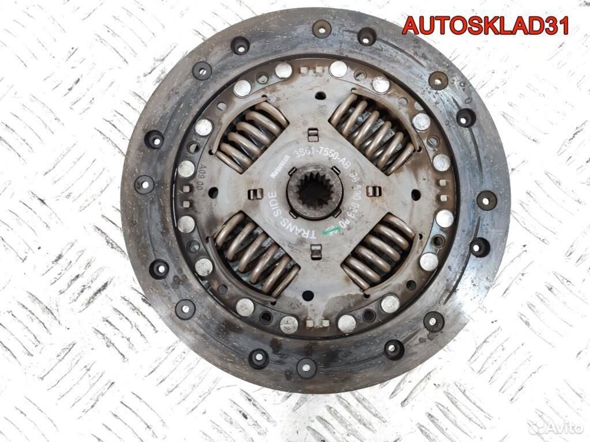 Комплект сцепления Ford Fusion 1.4 F6JA 3S617550AB, 3200 рублей, Дубовое