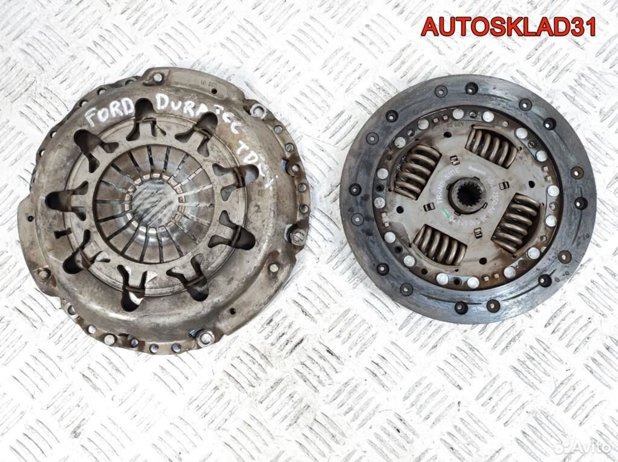 Комплект сцепления Ford Fusion 1.4 F6JA 3S617550AB, 3200 рублей, Дубовое