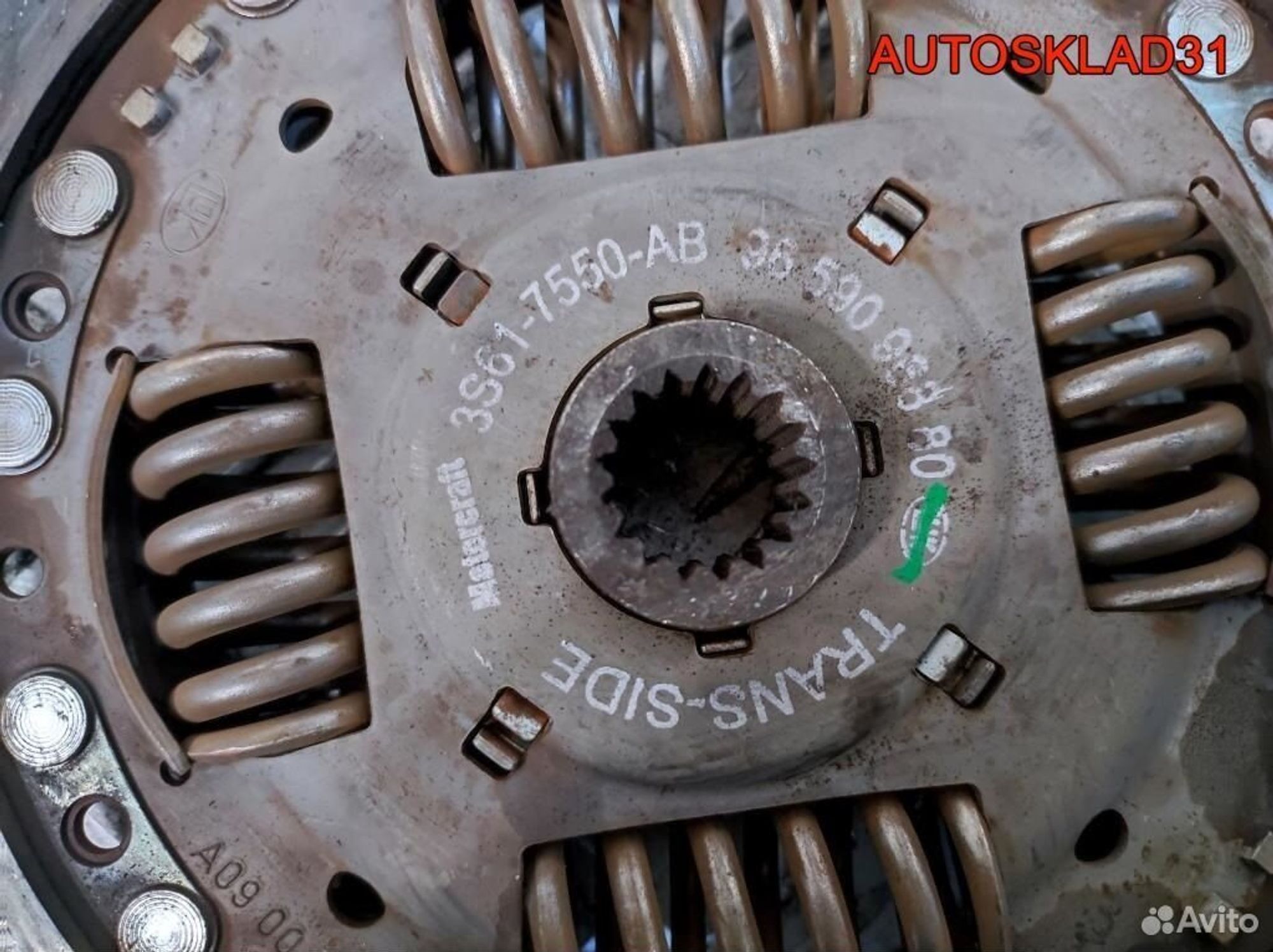 Комплект сцепления Ford Fusion 1.4 F6JA 3S617550AB, 3200 рублей, Дубовое