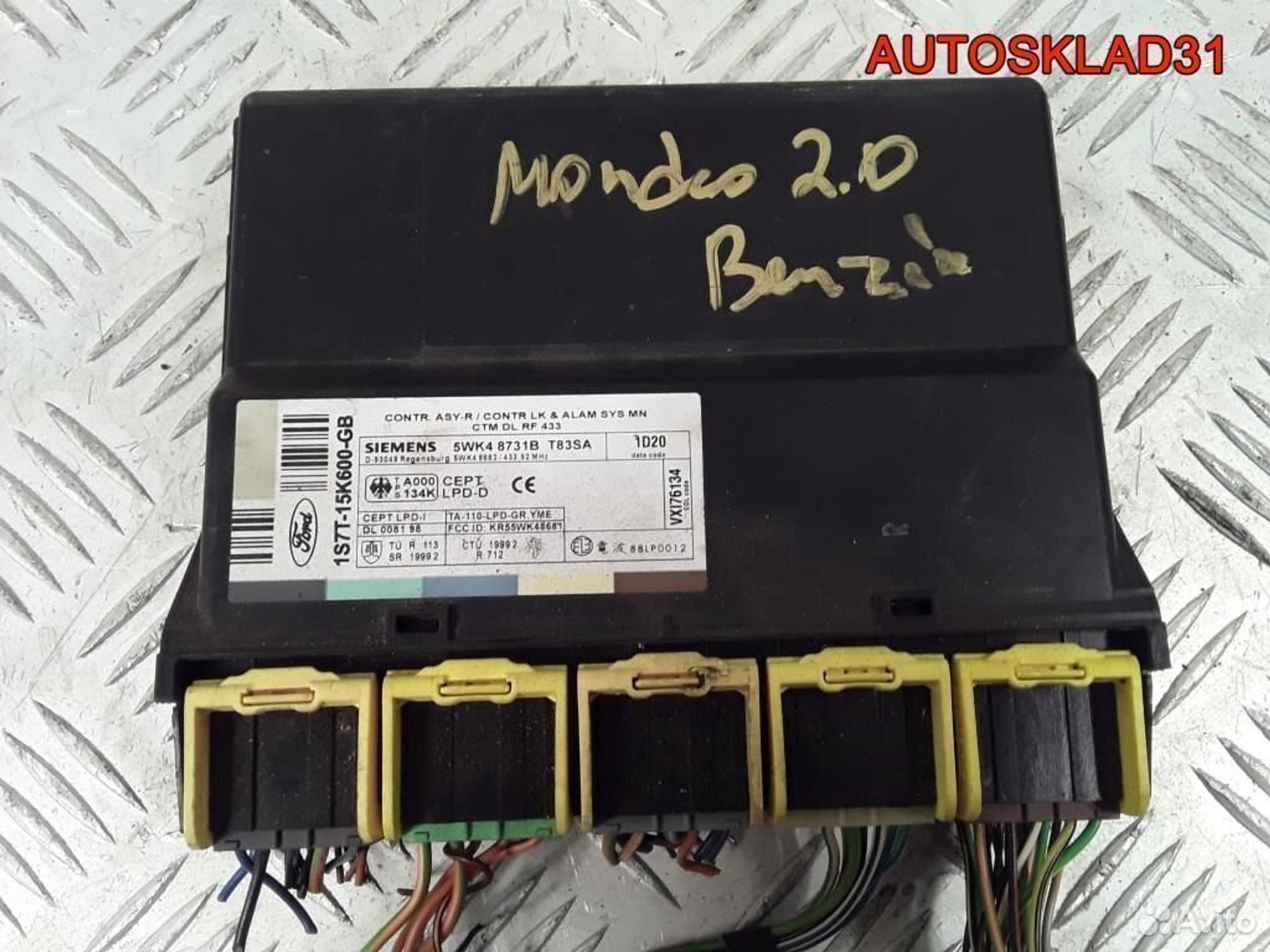 Блок комфорта Ford Mondeo 3 1s7t15k600gb, 1100 рублей, Дубовое