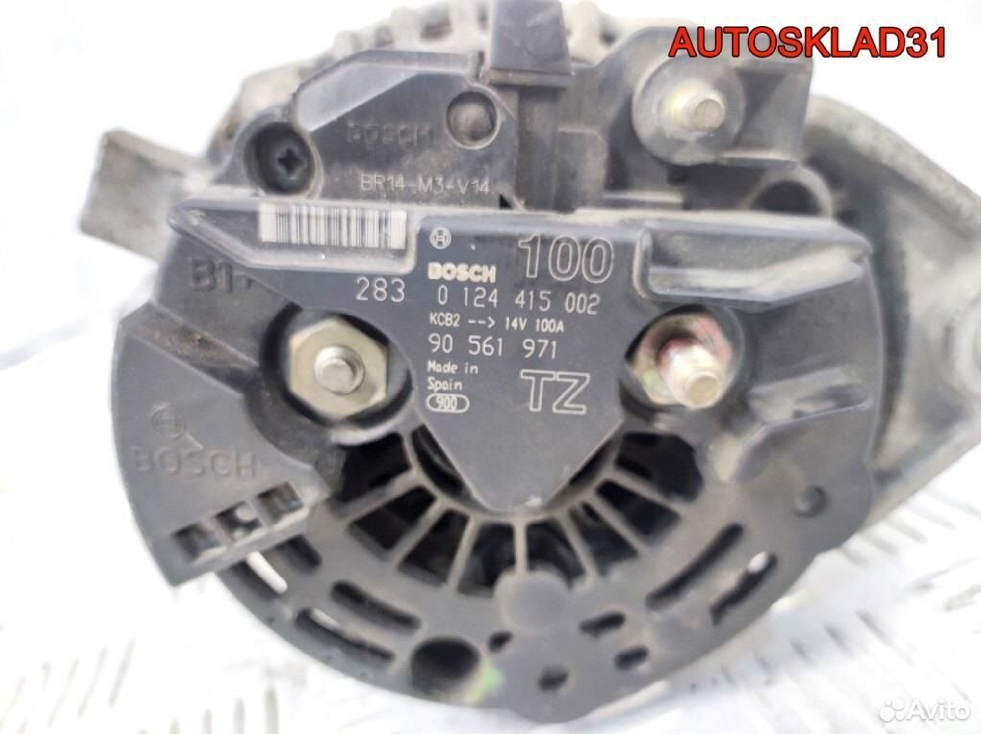 Генератор 100A Opel Astra G 90561971, 4500 рублей, Дубовое