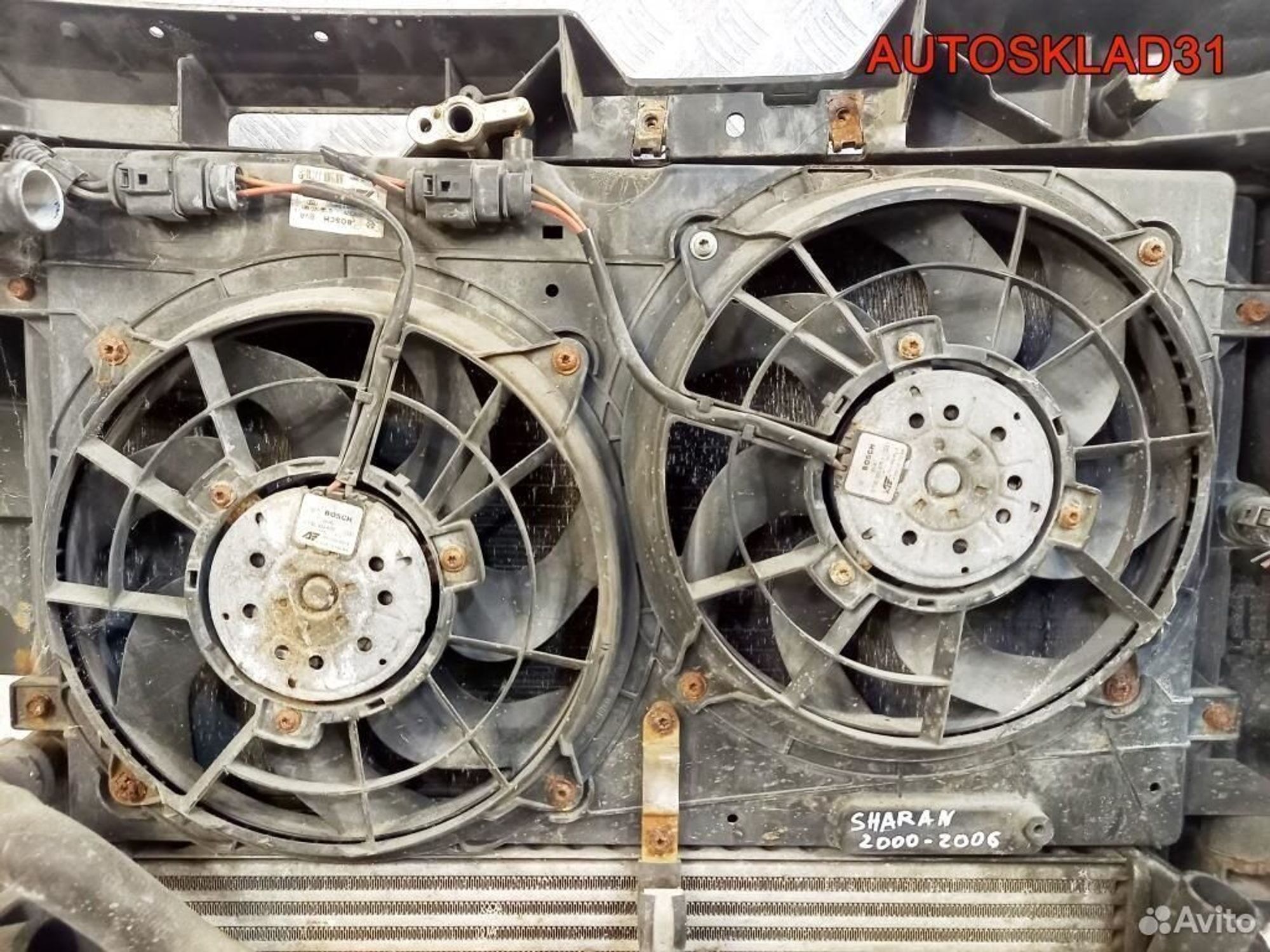 Вентилятор охлаждения VW Sharan 7M3121203, 6200 рублей, Дубовое
